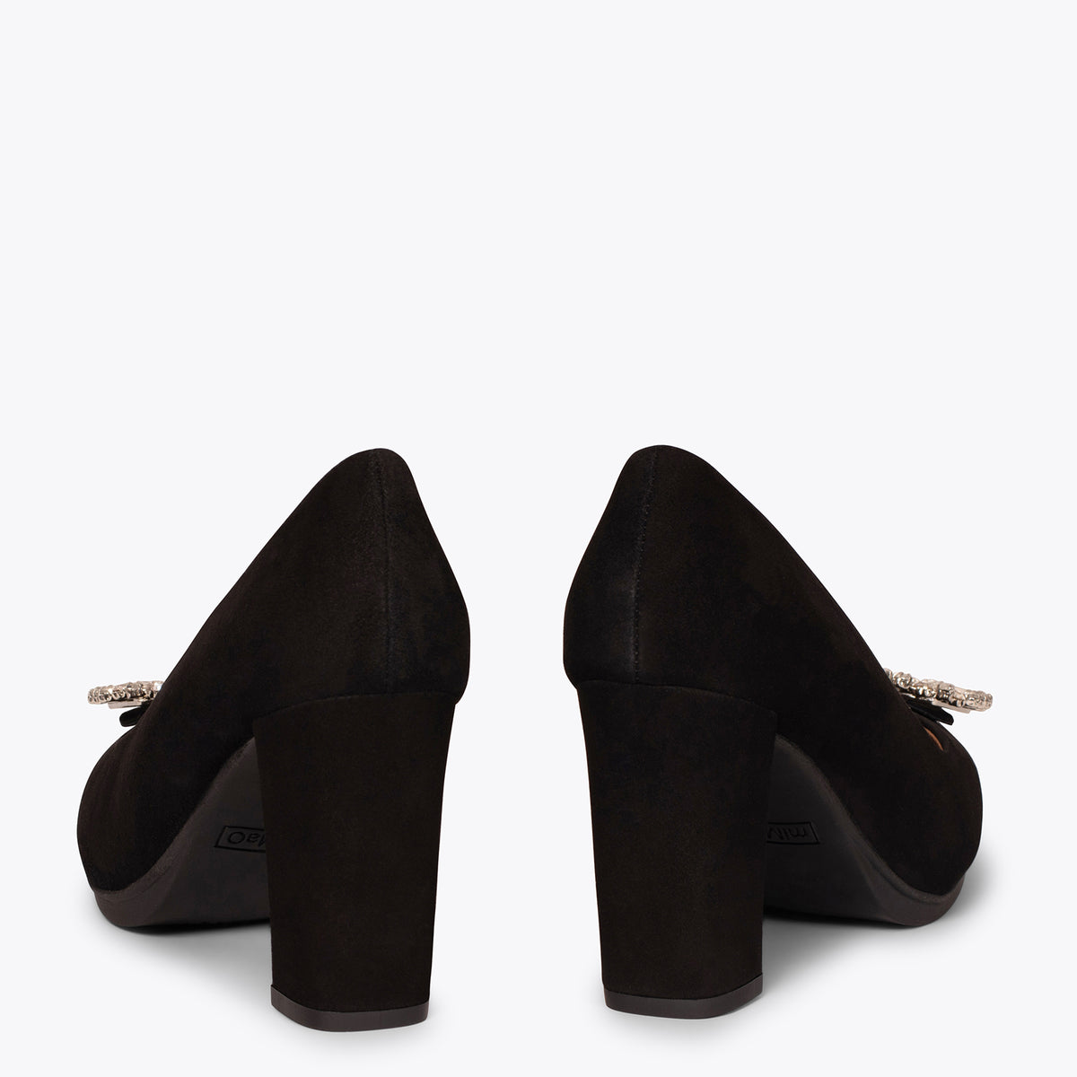 URBAN CRISTAL - Zapatos de tacón con pedrería NEGRO