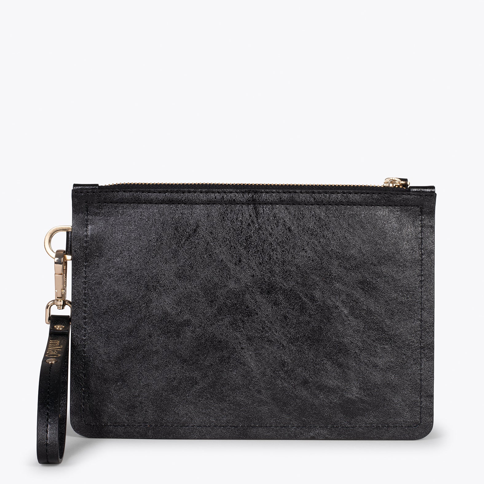 URBAN - METALLIC BLACK women’s clutch