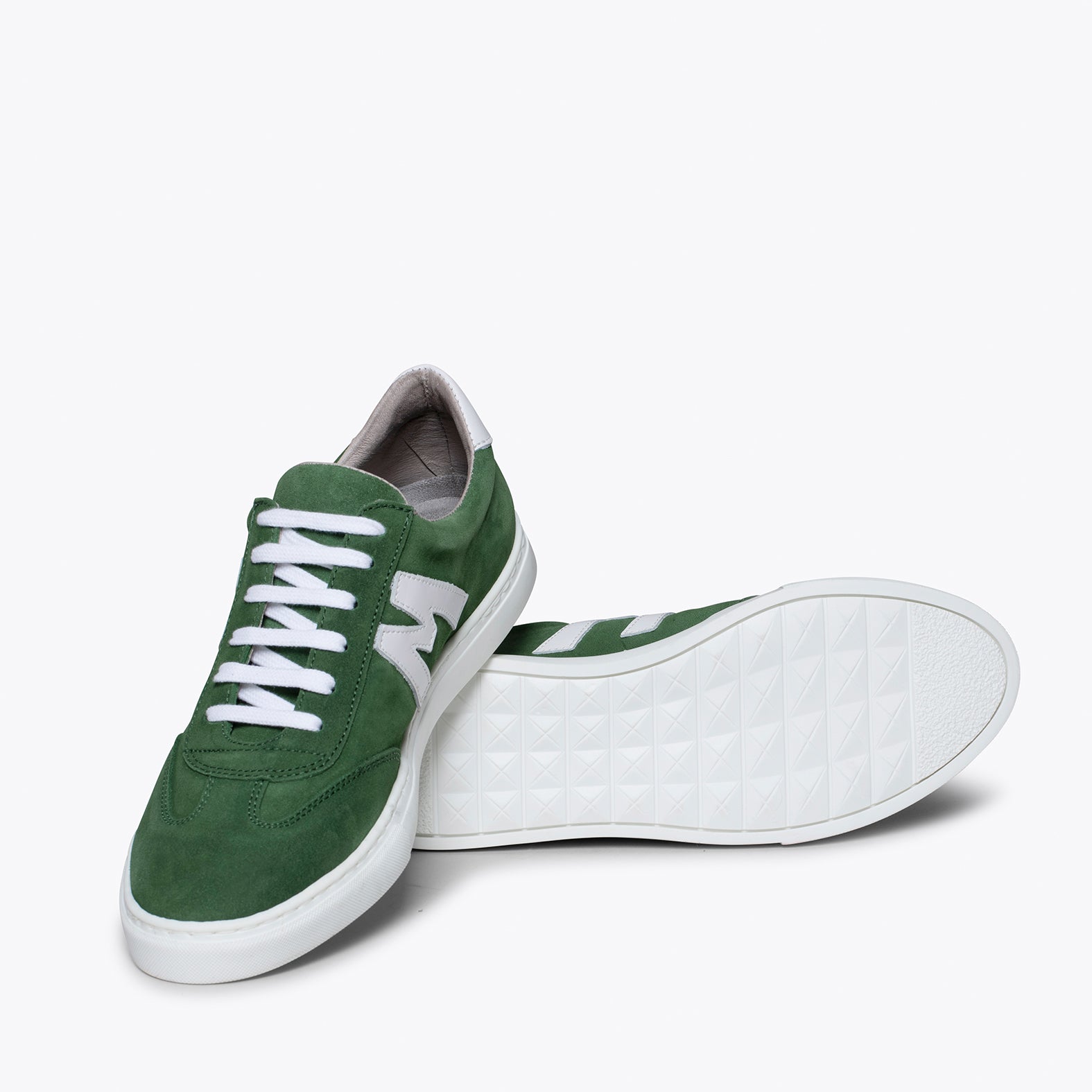 MÓNACO- Zapatillas de hombre VERDE/BLANCO