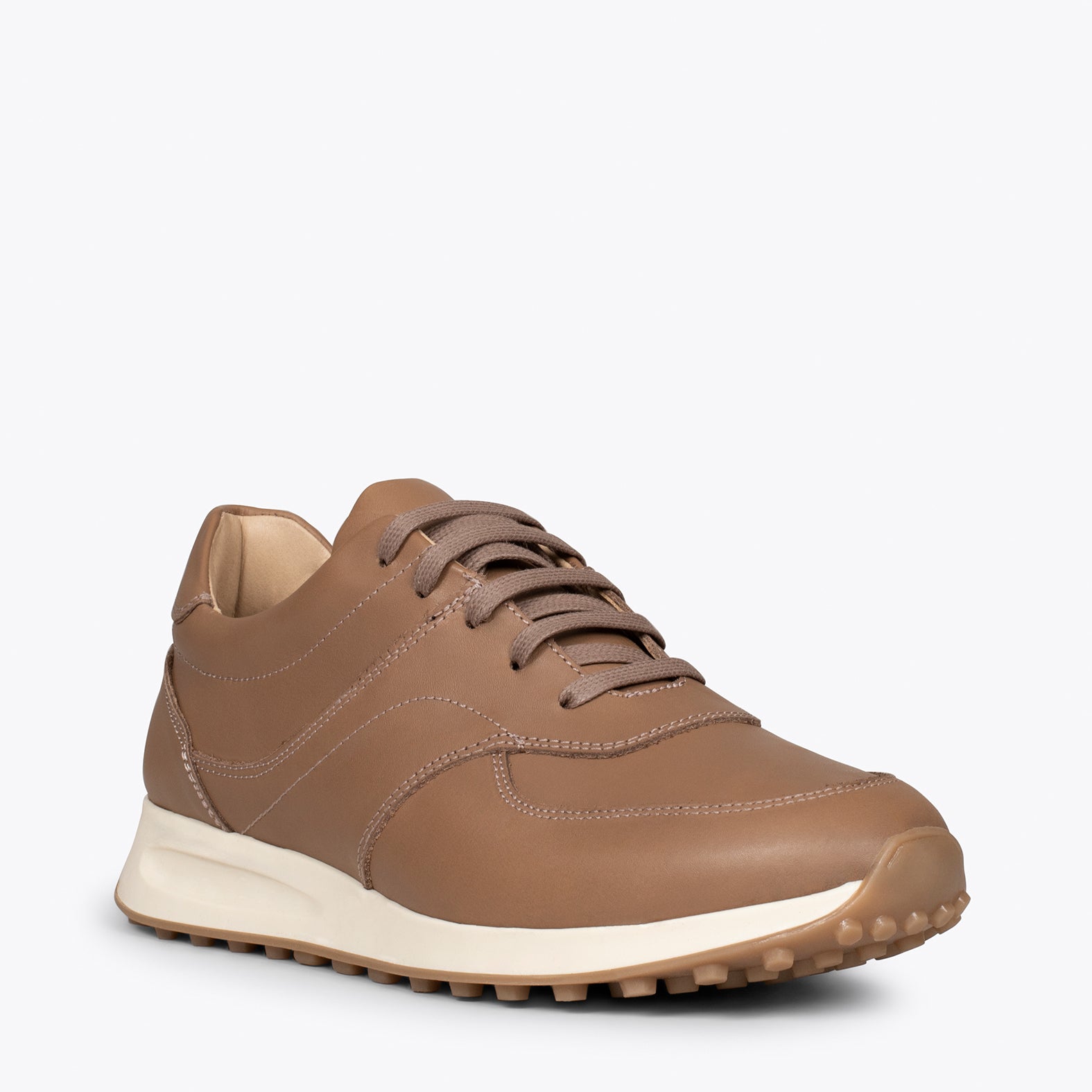 YORK – TAUPE elegant sneakers