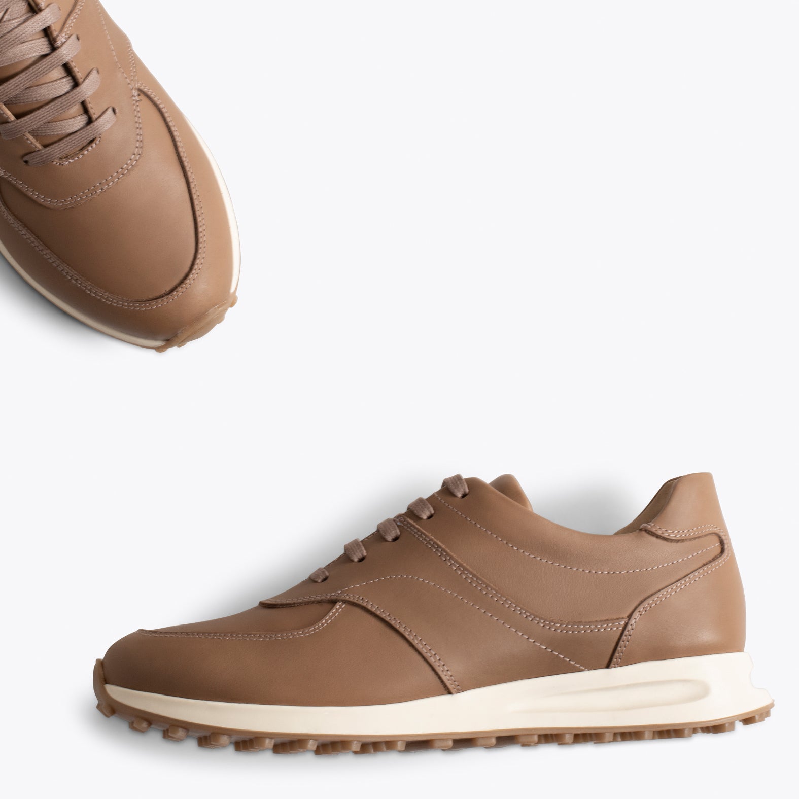 YORK – TAUPE elegant sneakers