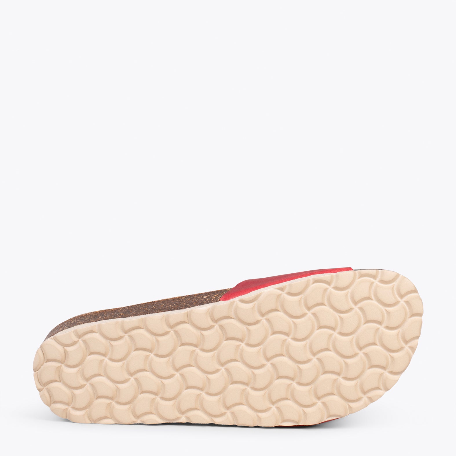 CLAVEL – Sandalias planas de mujer ROJO