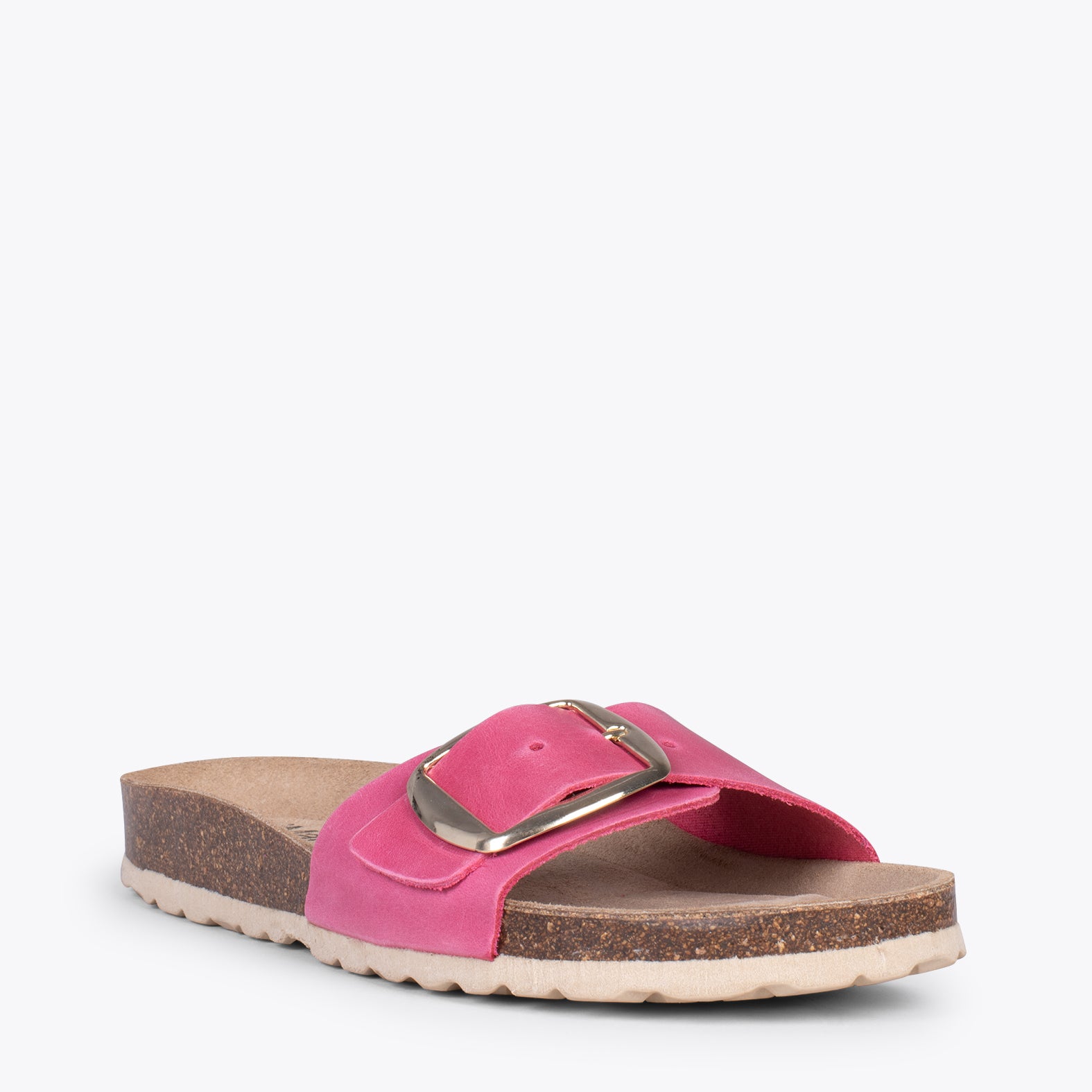 CLAVEL – Sandalias planas de mujer FUCSIA