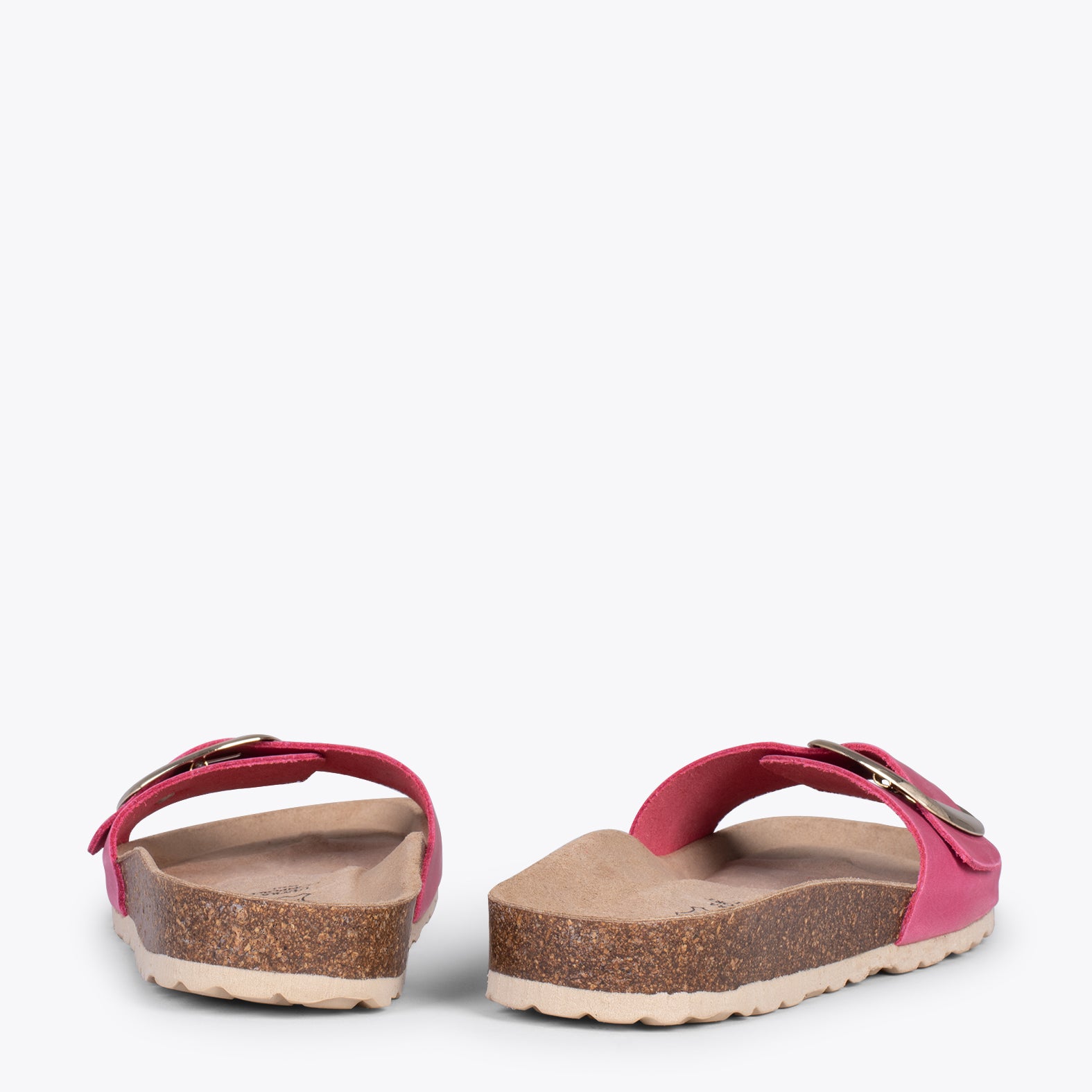 CLAVEL – Sandalias planas de mujer FUCSIA