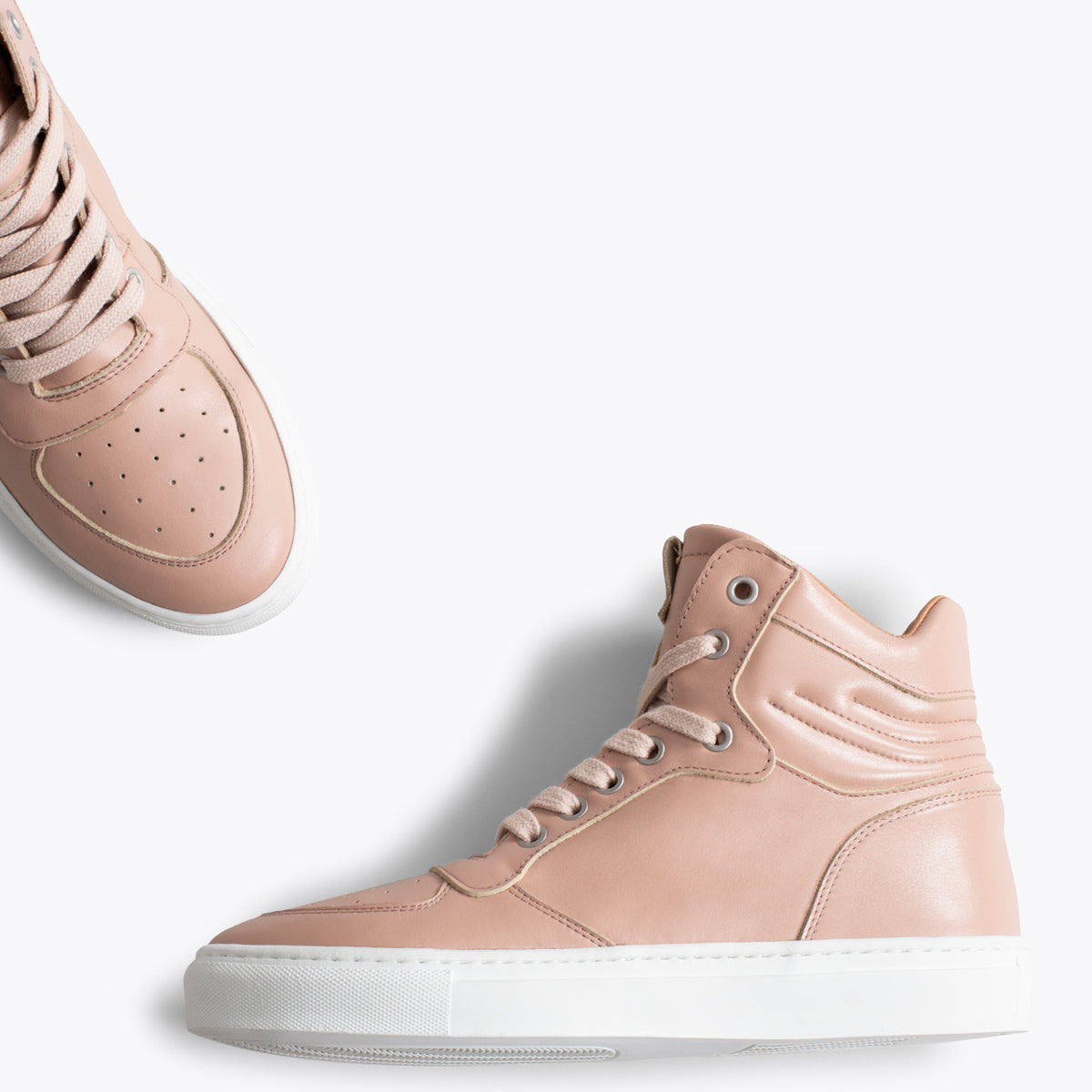 BASKET - Zapatillas altas de mujer NUDE