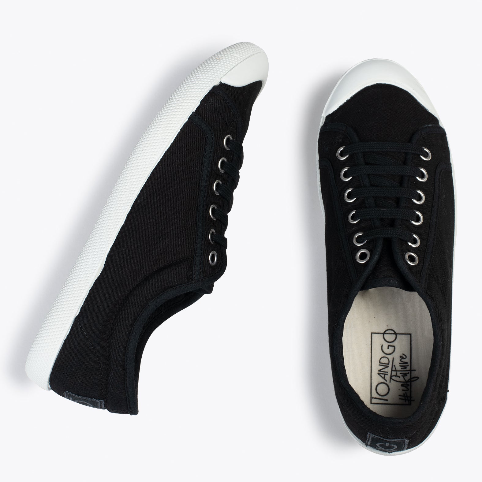 BAOBAB – Zapatilla deportiva de algodón de IO&GO NEGRO