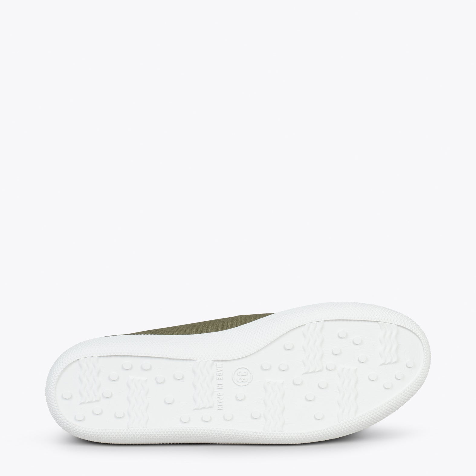 BAOBAB – KHAKI BCI cotton sneakers from IO&GO