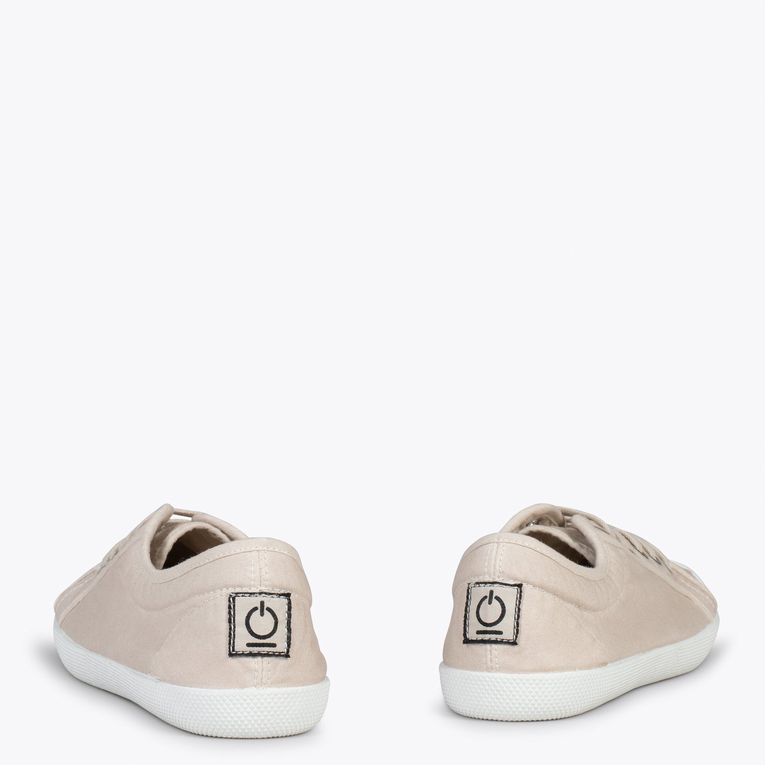 BAOBAB – BEIGE BCI cotton sneakers from IO&GO