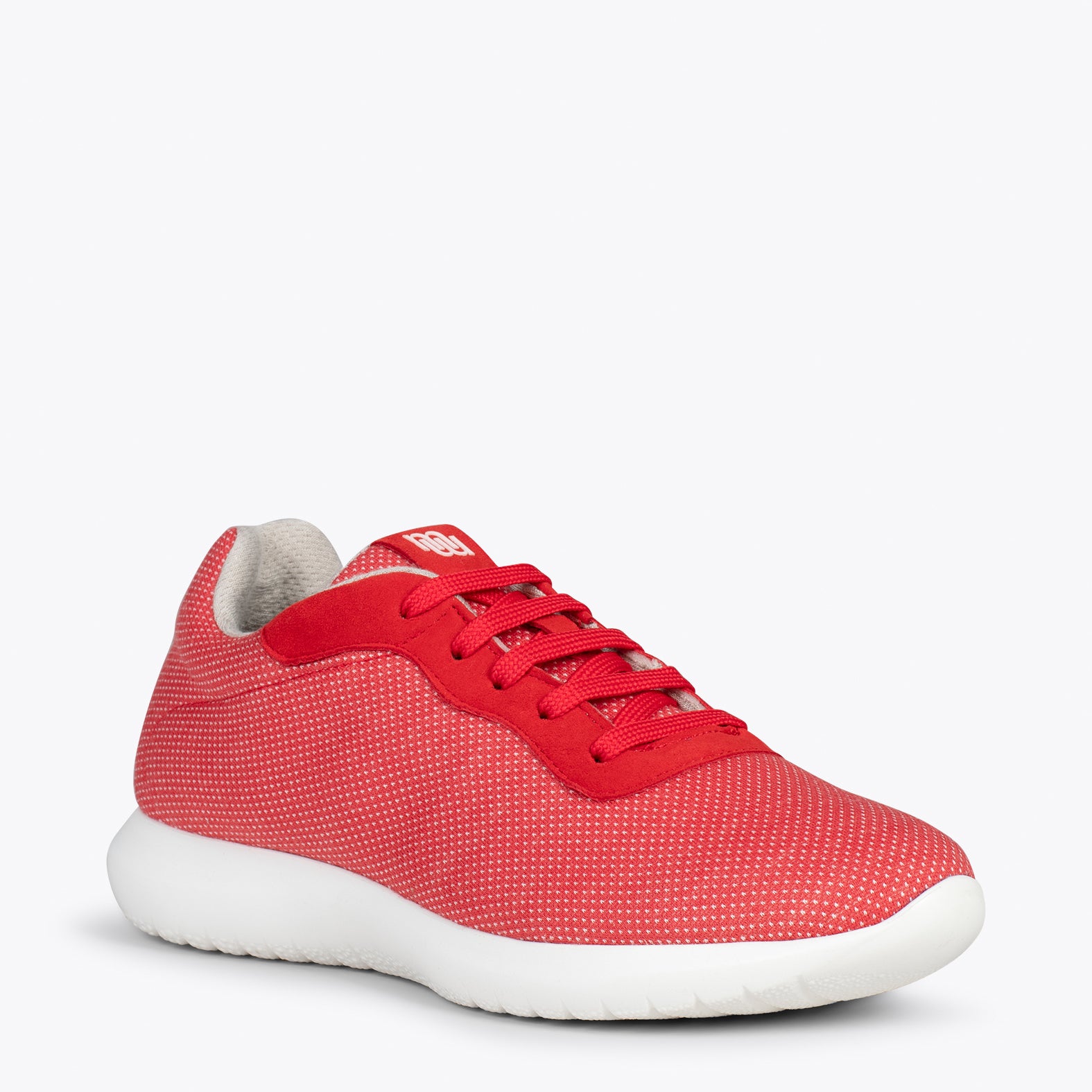 YOGA – Zapatillas deportivas de lana merino ROJO