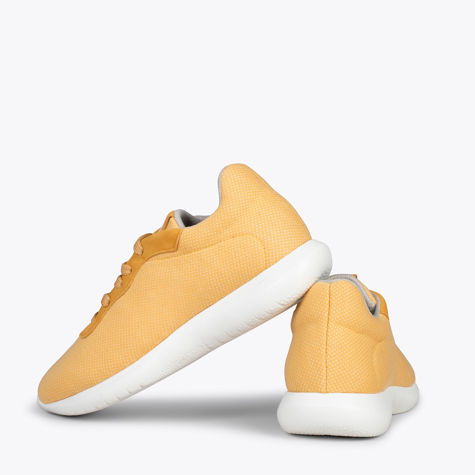 YOGA – Zapatillas deportivas de lana merino AMARILLO