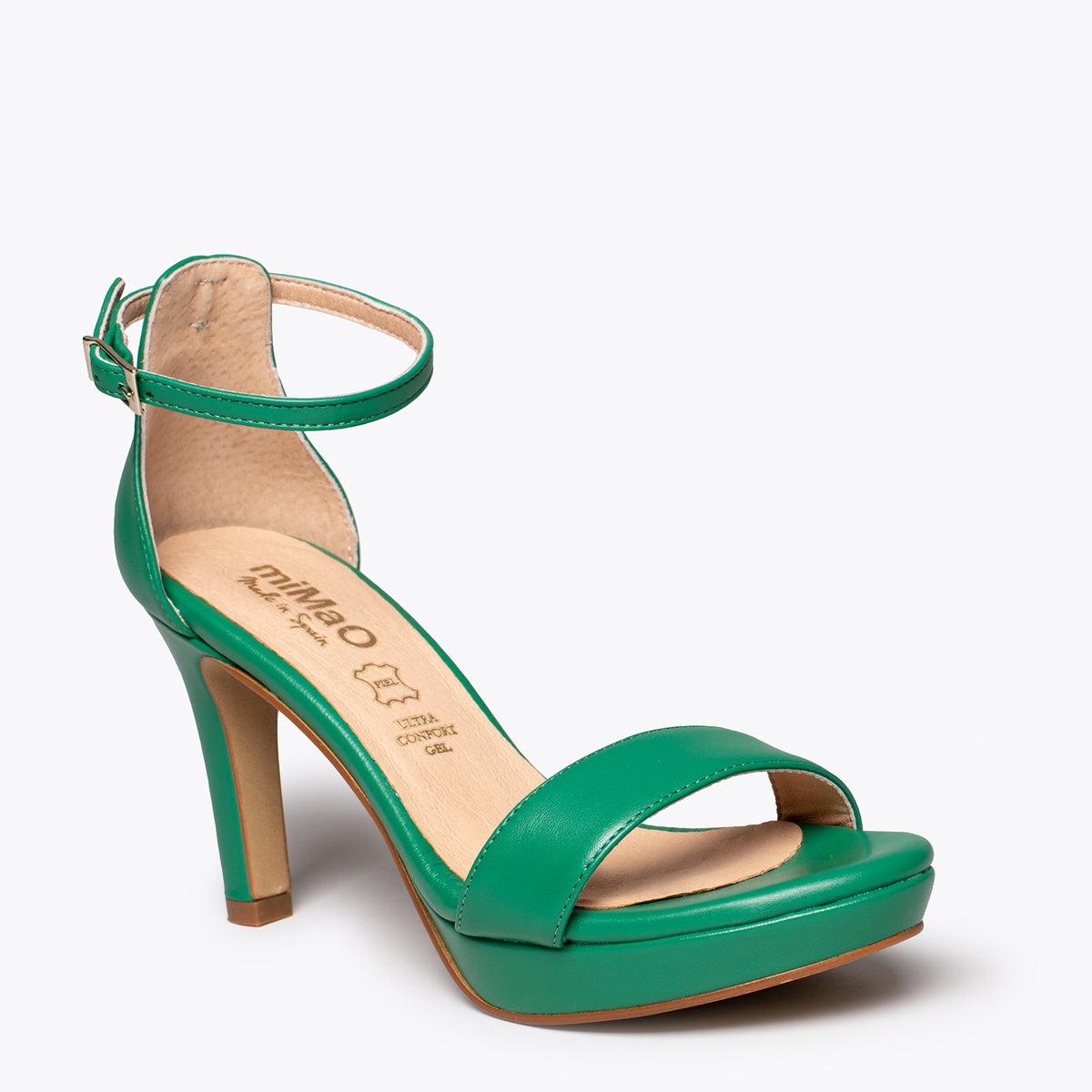 FIESTA Sandalia con plataforma elegante VERDE