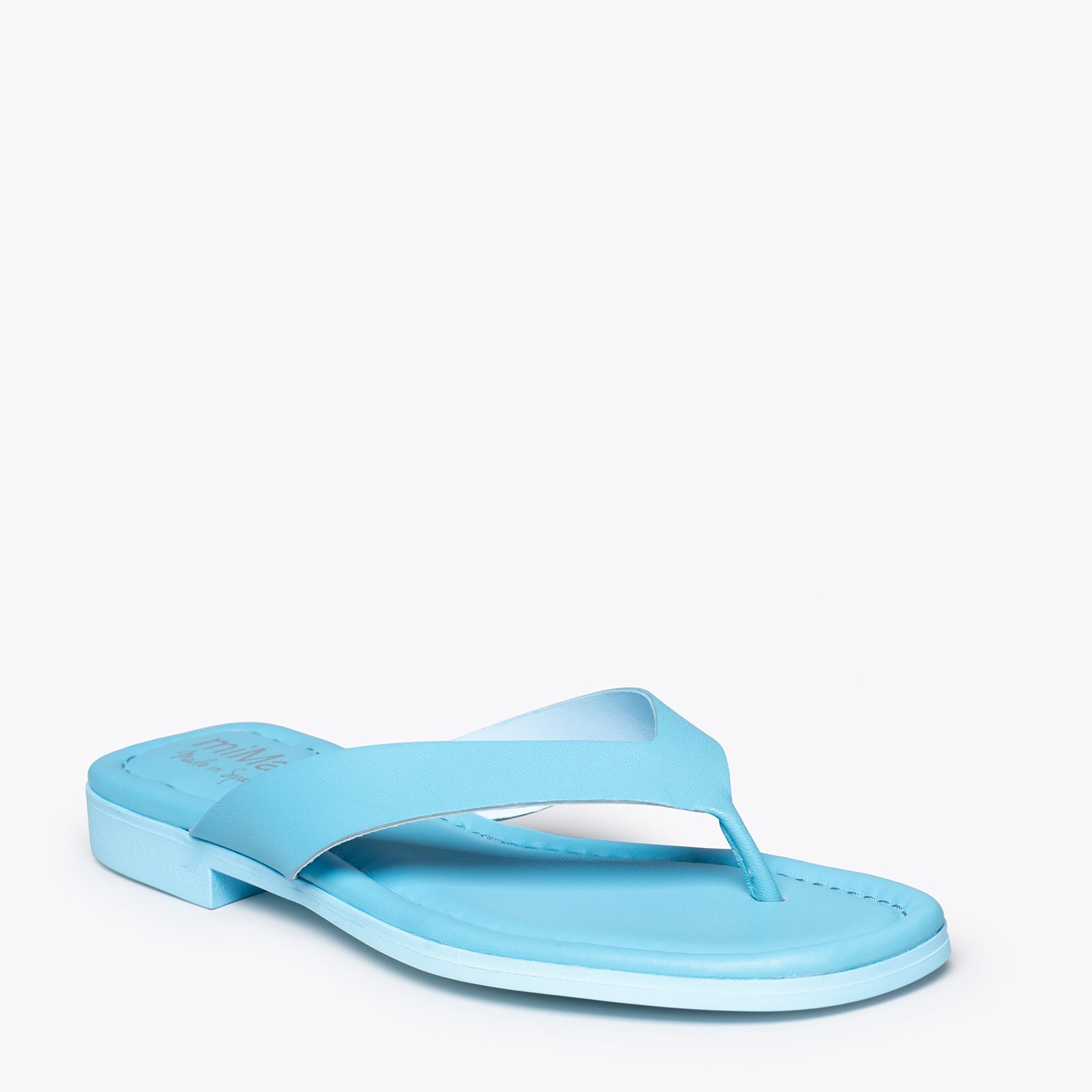 FLIP FLOP - Sandalias de dedo planas AZULES