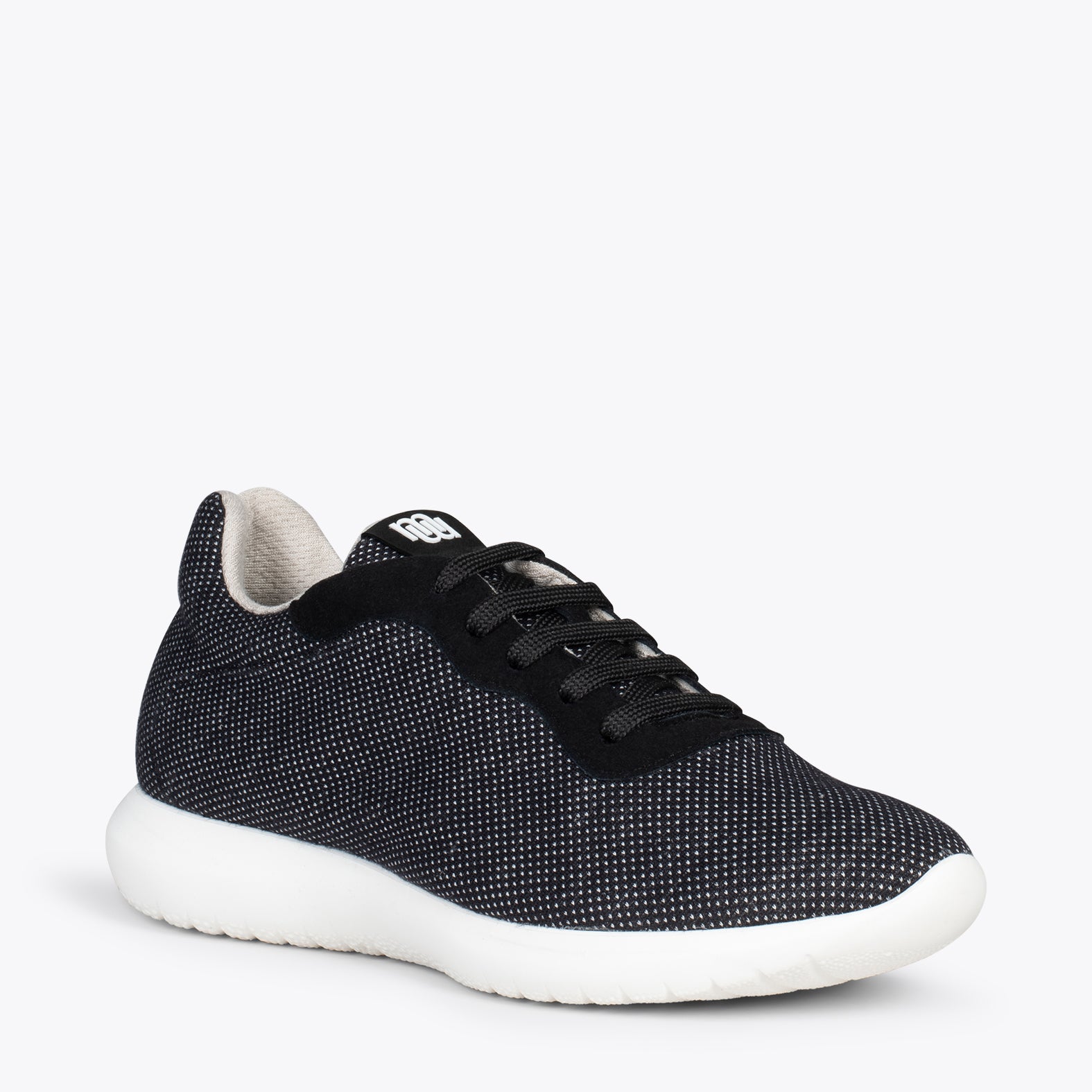 YOGA – Zapatillas deportivas de lana merino NEGRO