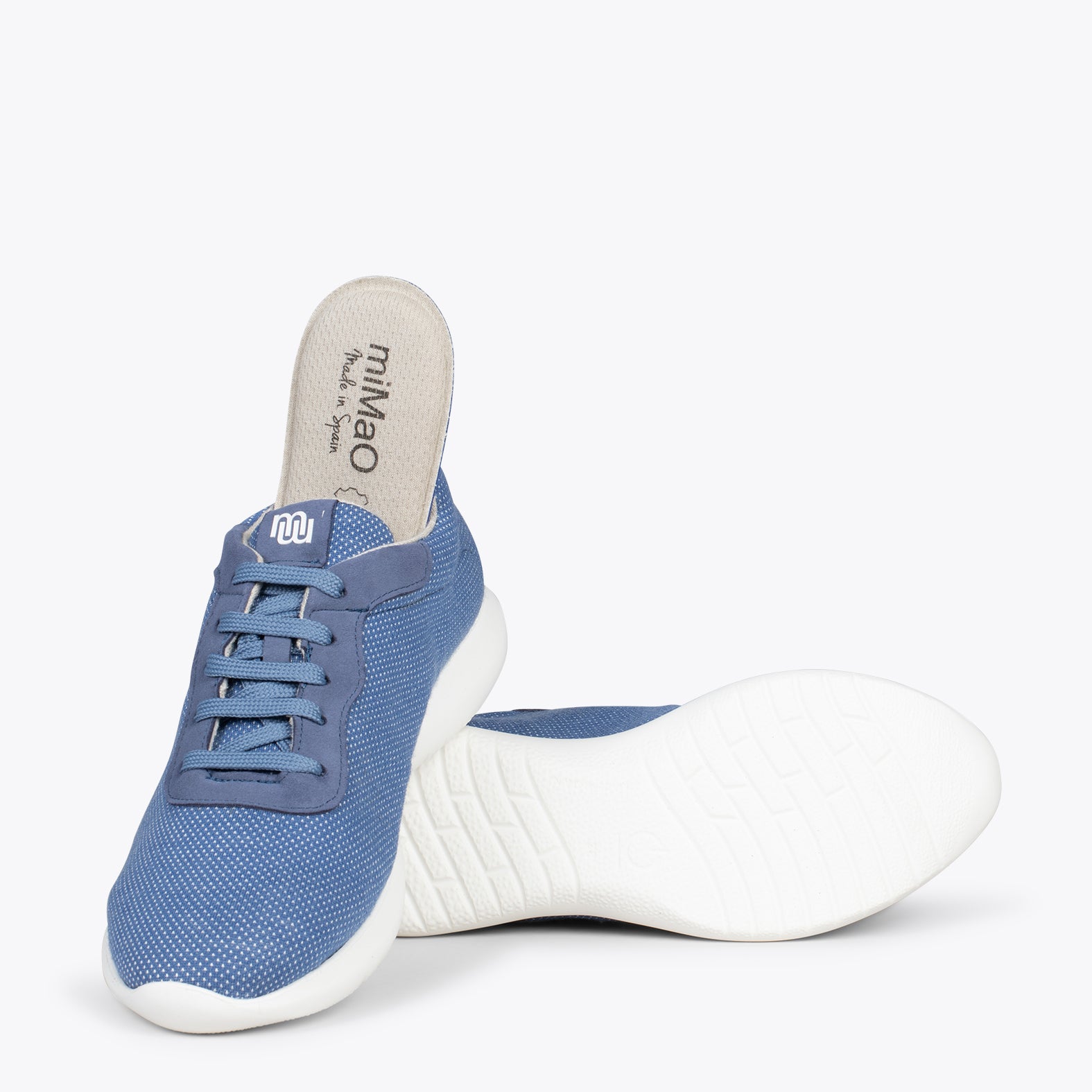 YOGA – Zapatillas deportivas de lana merino JEANS