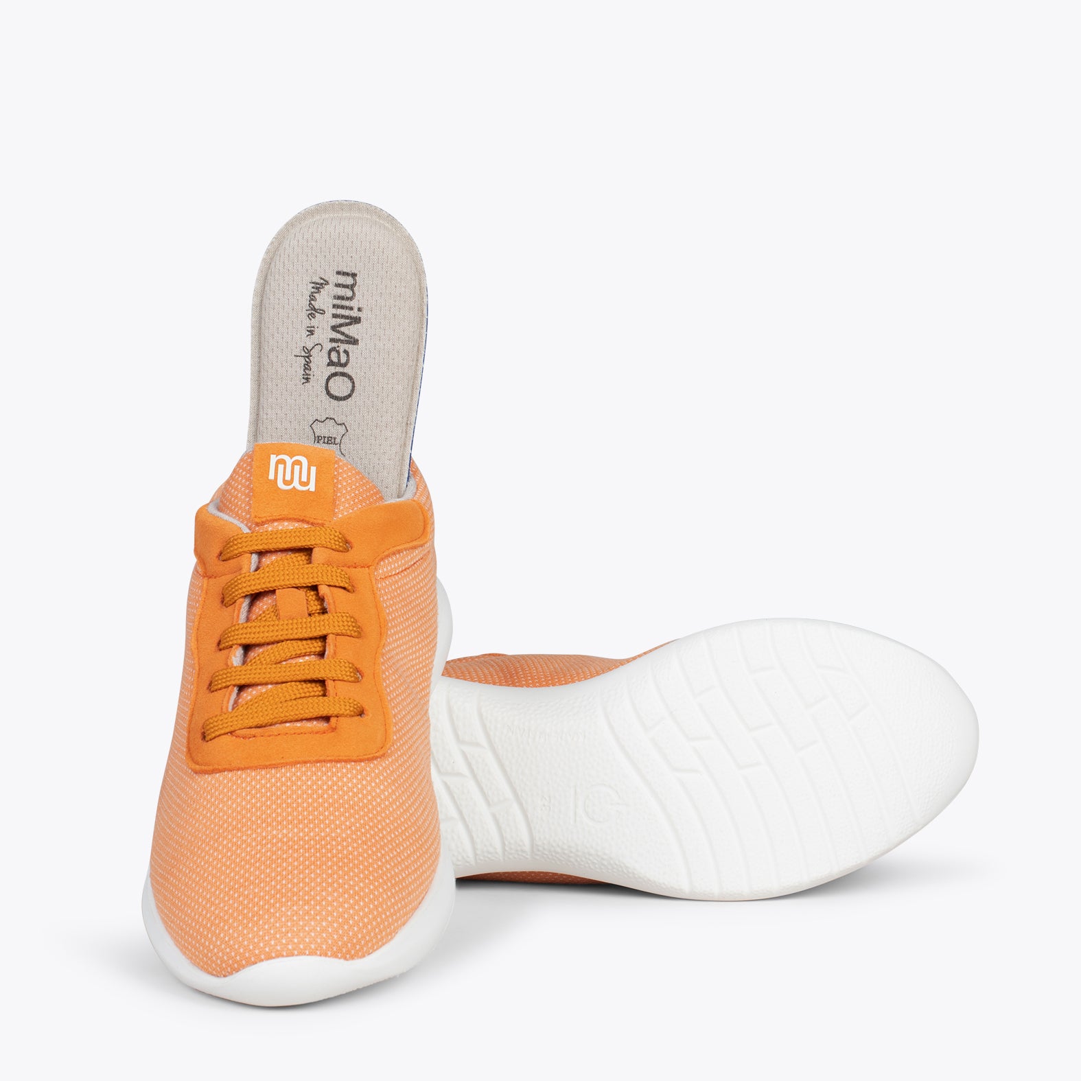 YOGA – Zapatillas deportivas de lana merino MELOCOTÓN