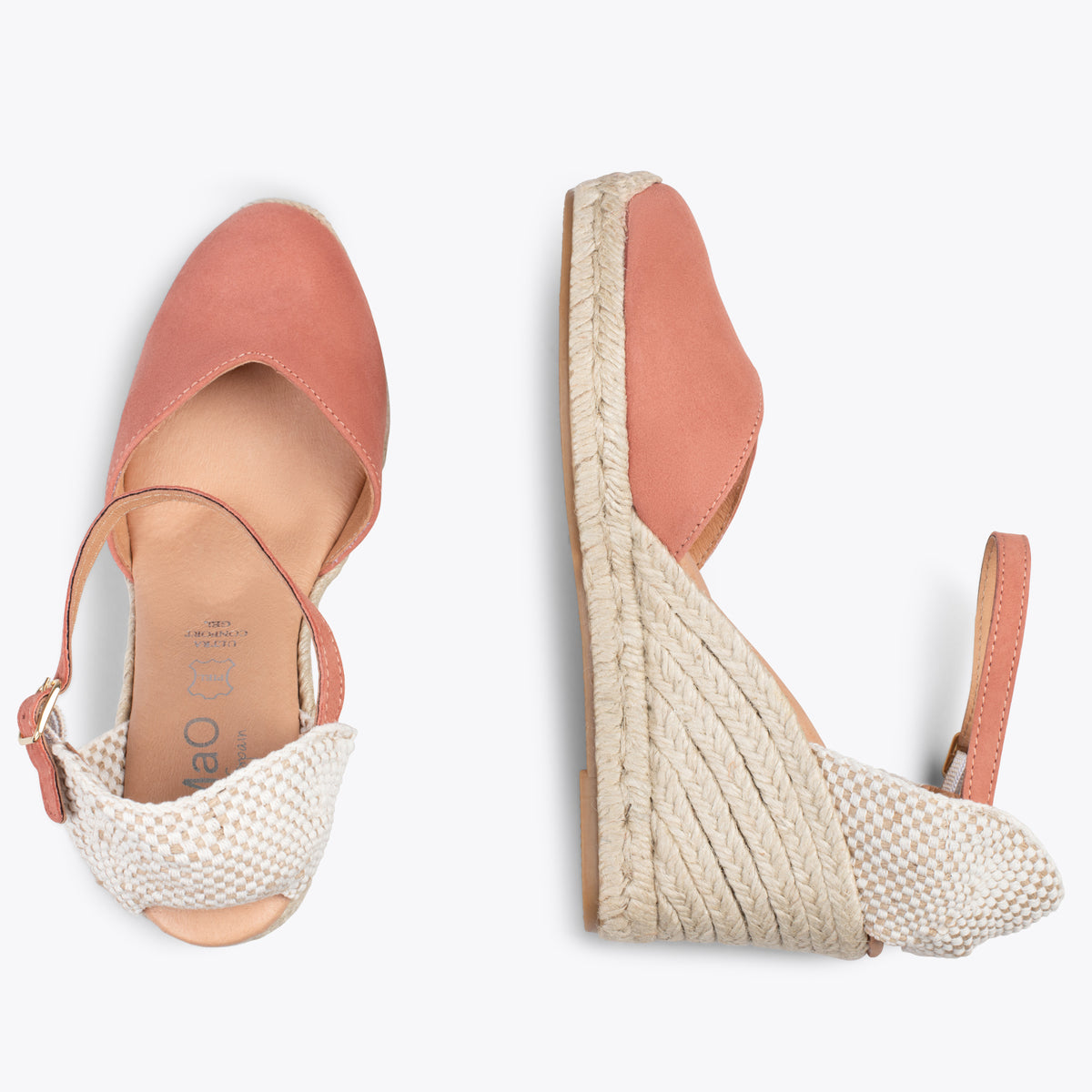 NERJA – MAKE-UP wedge espadrille