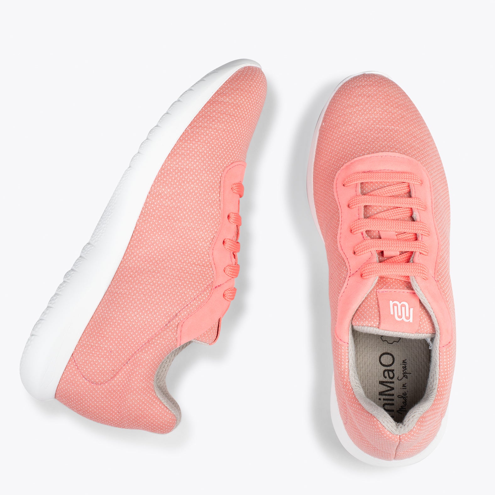 YOGA – Zapatillas deportivas de lana merino ROSA