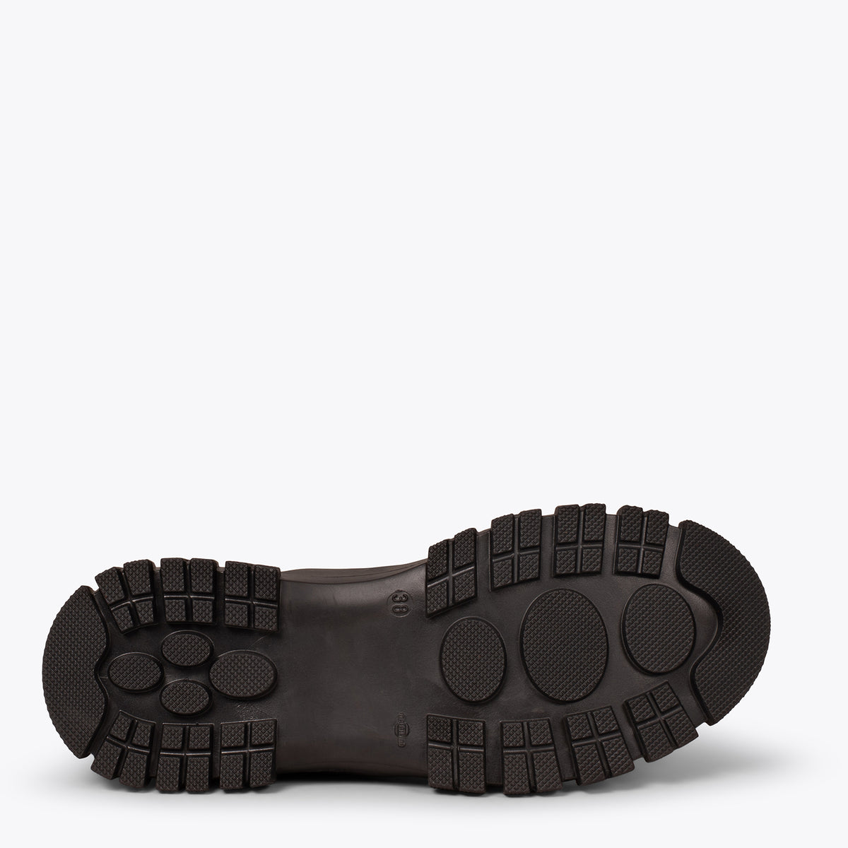 BROOKLYN - Botines track NEGROS con puntera de goma