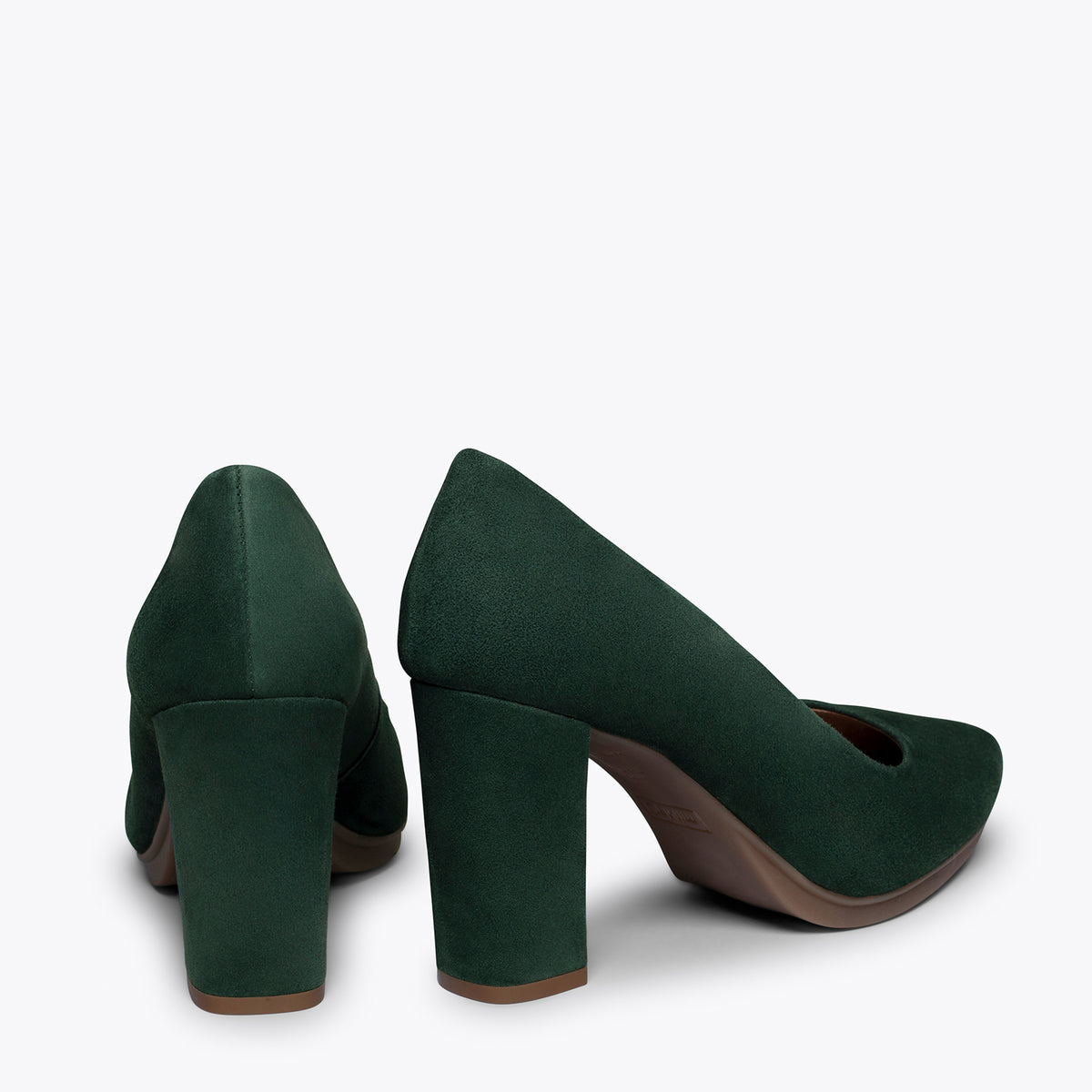 URBAN - Zapatos VERDES de tacón alto