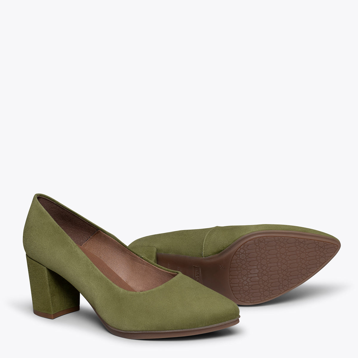URBAN S - Zapatos de tacón medio VERDE