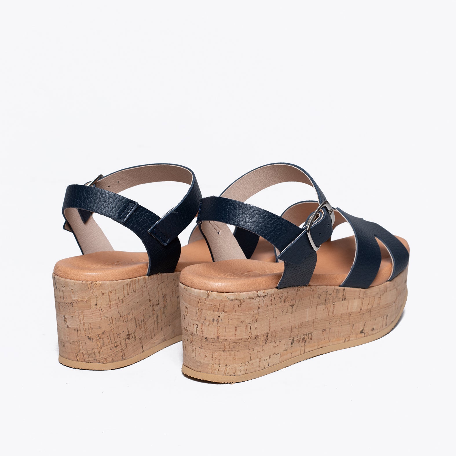 HACHE – Sandalia con cuña de corcho MARINO