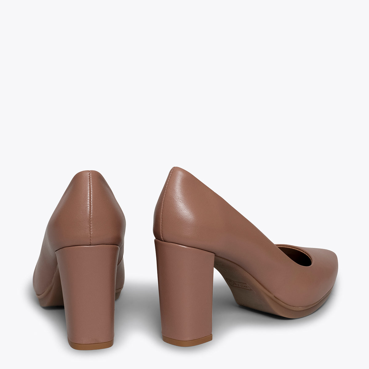 URBAN SALON - Zapatos MAQUILLAJE de piel y tacón alto - miMaO ®