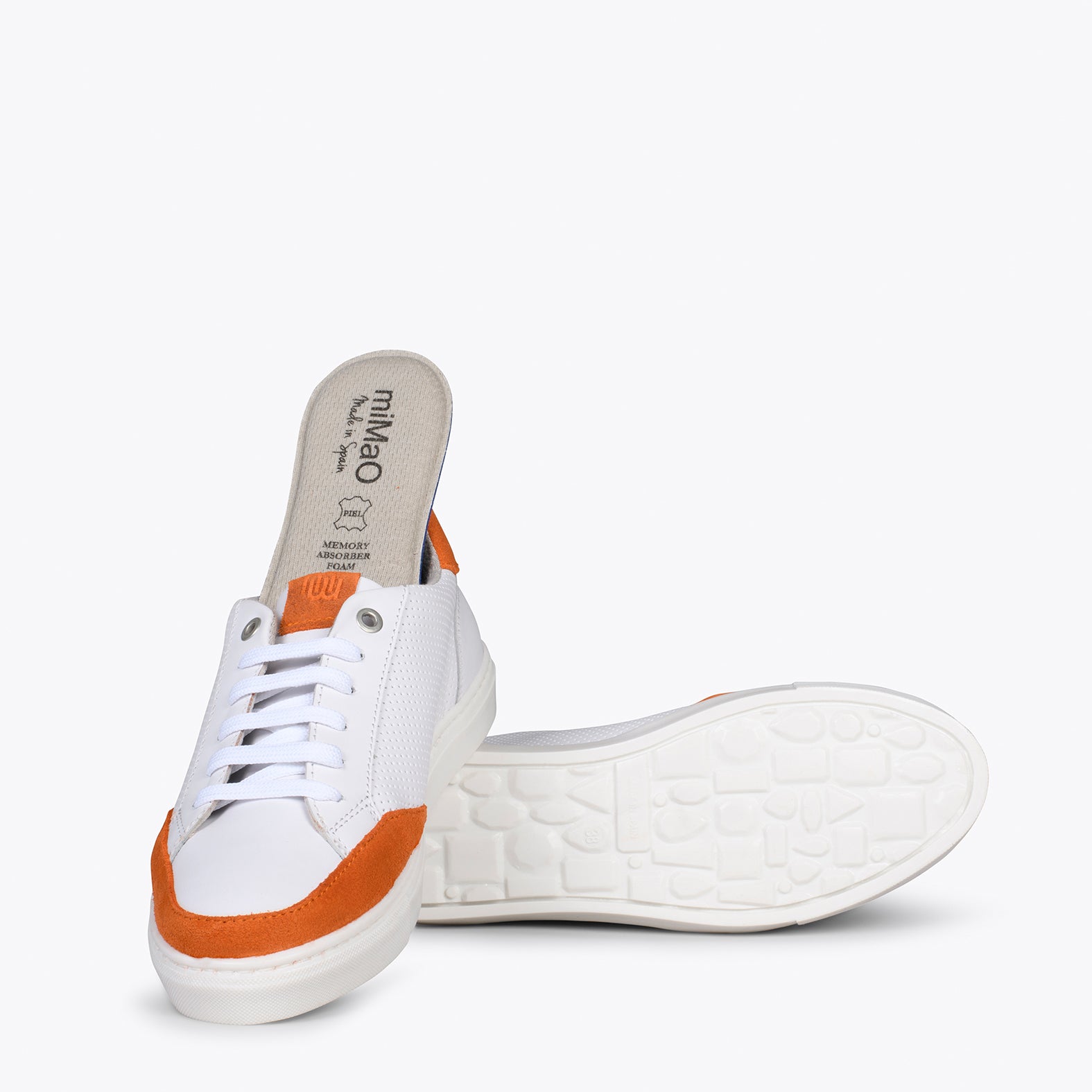 SNEAKER MIL PUNTOS – Zapatillas casual para mujer NARANJA