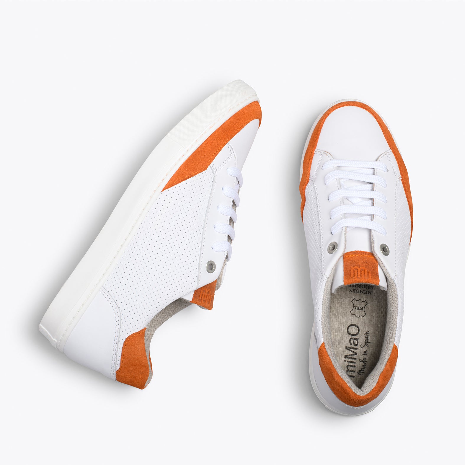 SNEAKER MIL PUNTOS – Zapatillas casual para mujer NARANJA