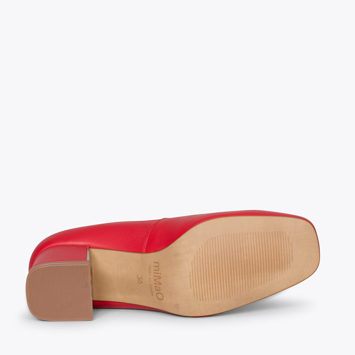 FEMME Zapatos de tacón con puntera cuadrada ROJOS