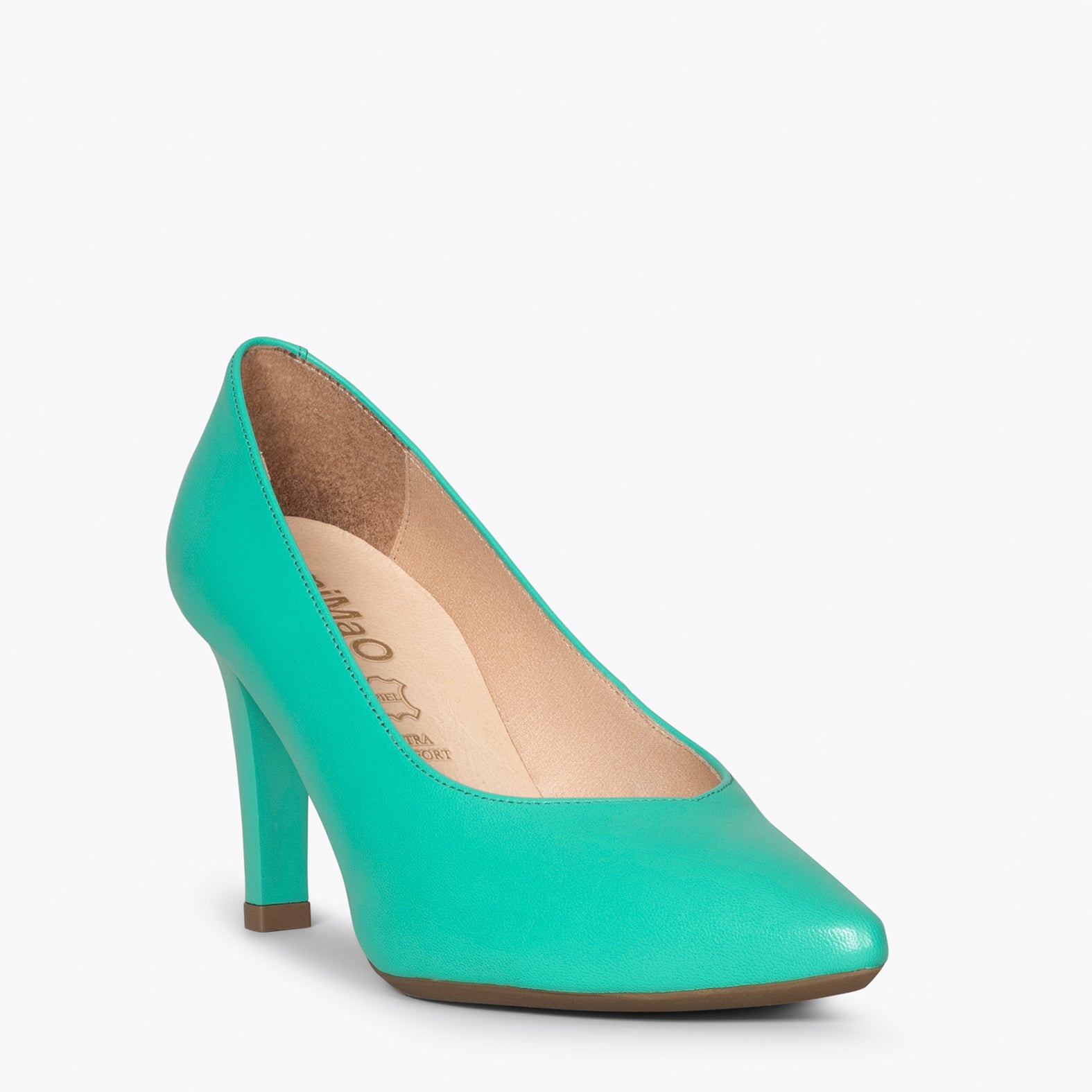 GLAM - Zapatos elegantes de tacón alto VERDE AGUA