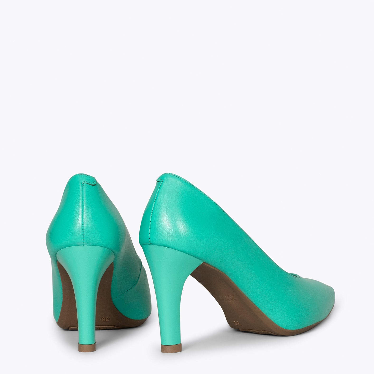GLAM - Zapatos elegantes de tacón alto VERDE AGUA