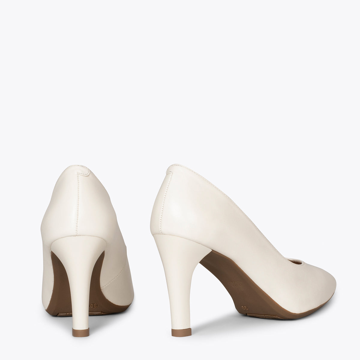 GLAM - Zapatos elegantes de tacón alto HUESO