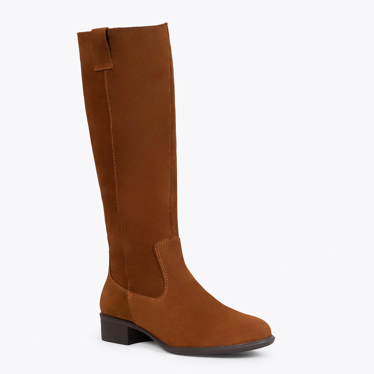 TEXAS - Botas de tacón bajo CAMEL