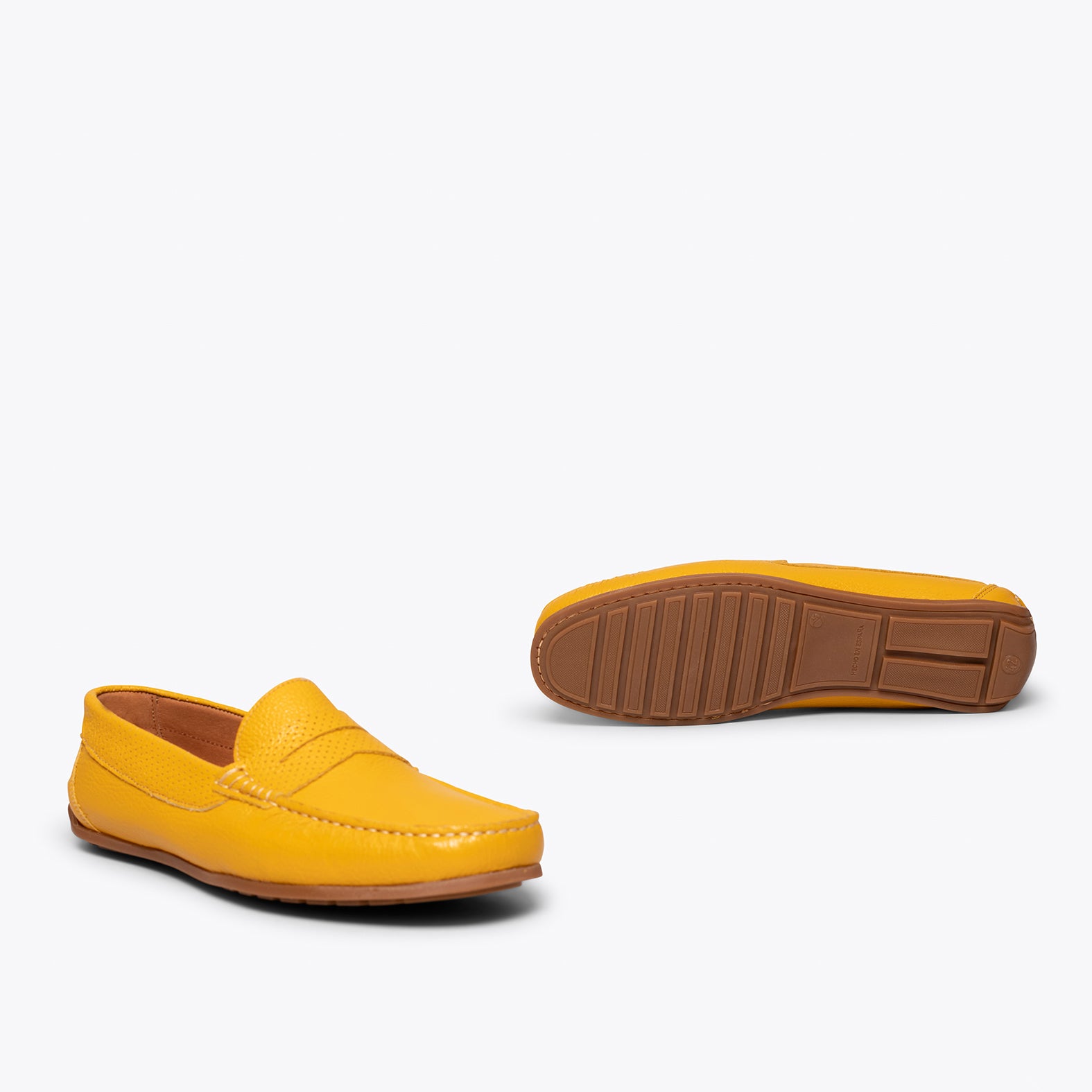 MOCCASIN – YELLOW nappa leather loafer for men