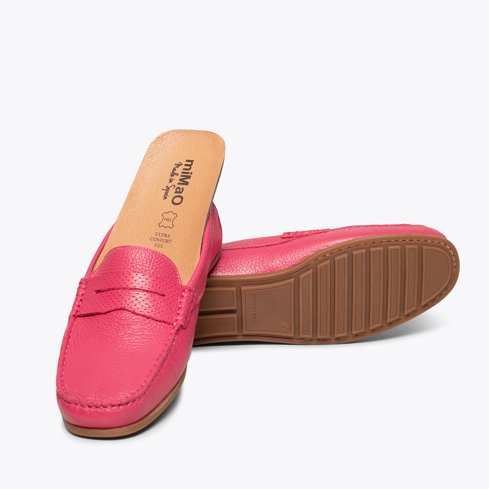 MOCCASIN – PINK nappa leather loafer for men