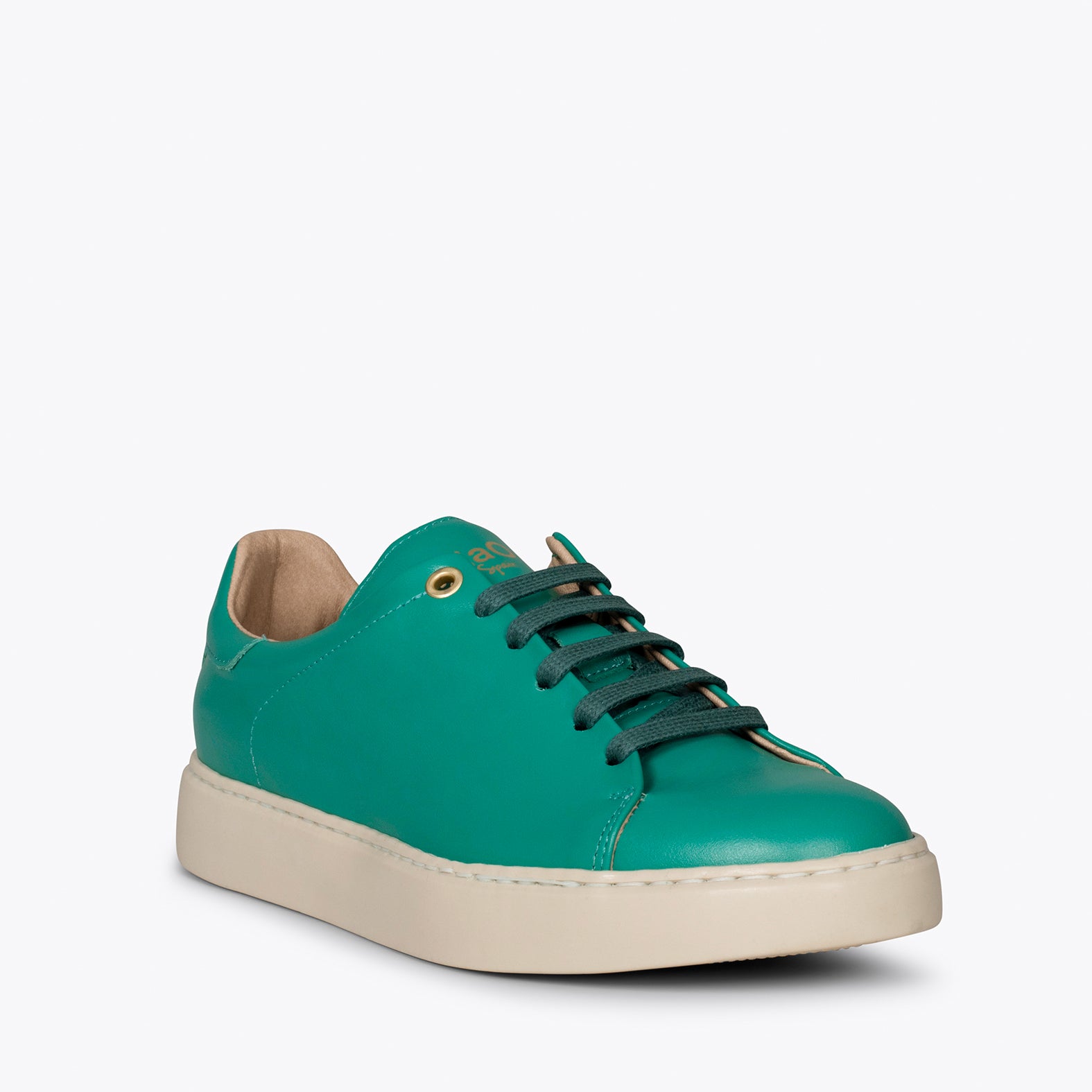SKATE – GREEN casual leather sneaker