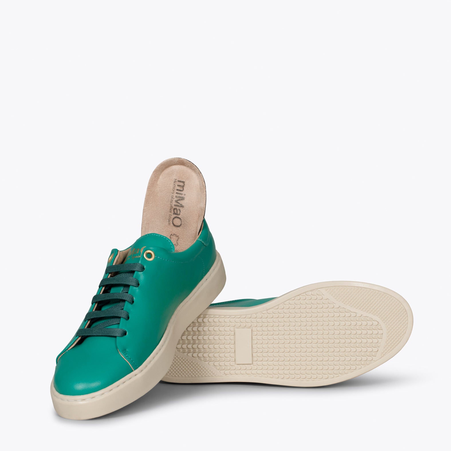 SKATE – GREEN casual leather sneaker