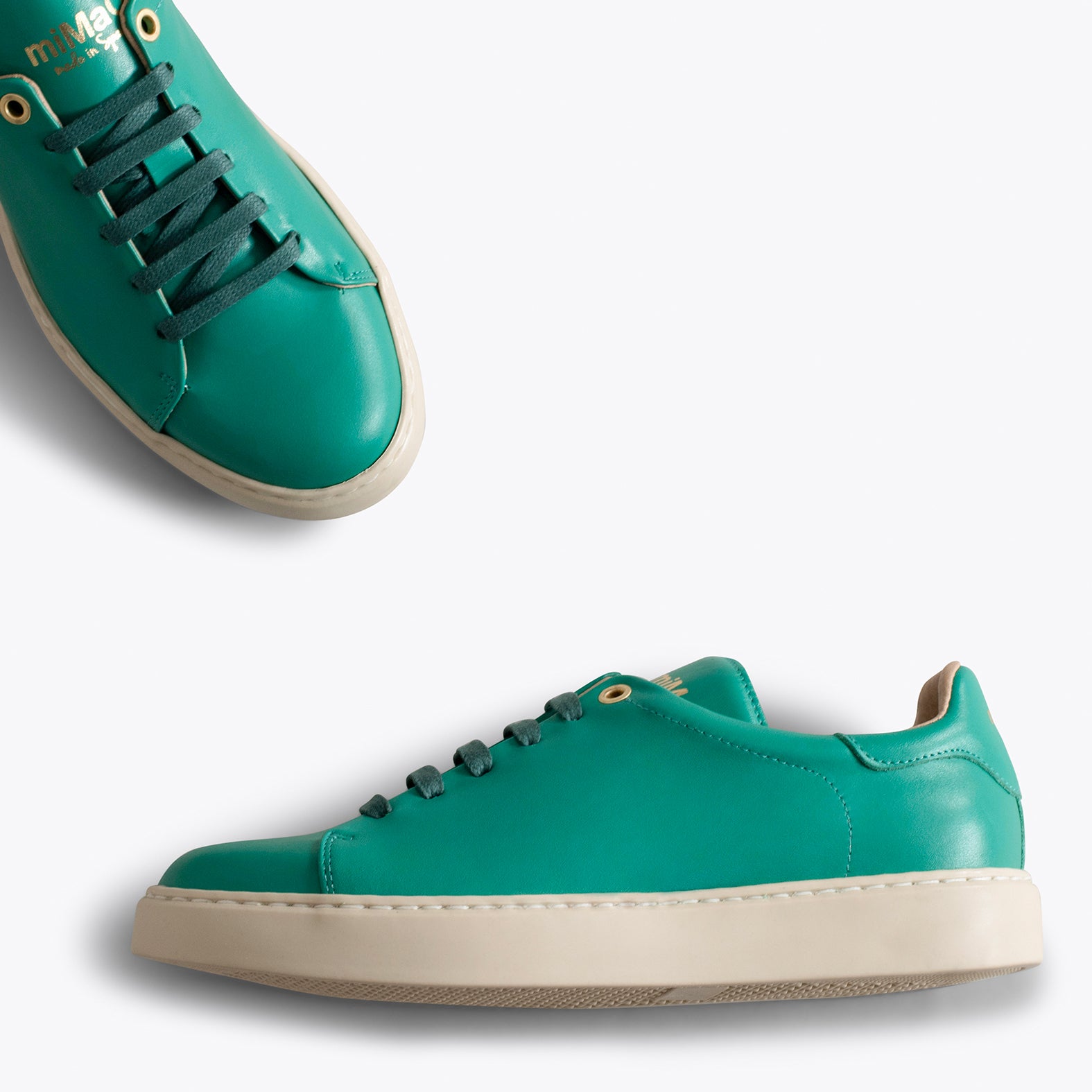 SKATE – GREEN casual leather sneaker