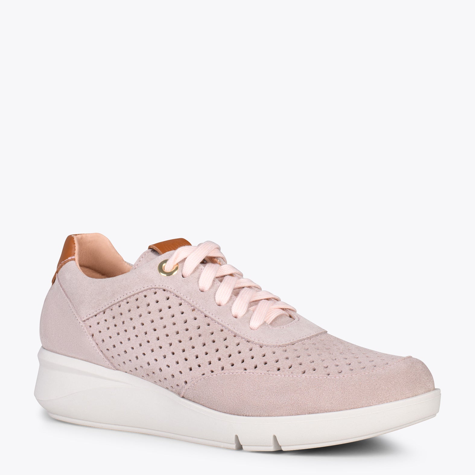 BLUCHER SPORTIF - Baskets compensées pour femme NUDE
