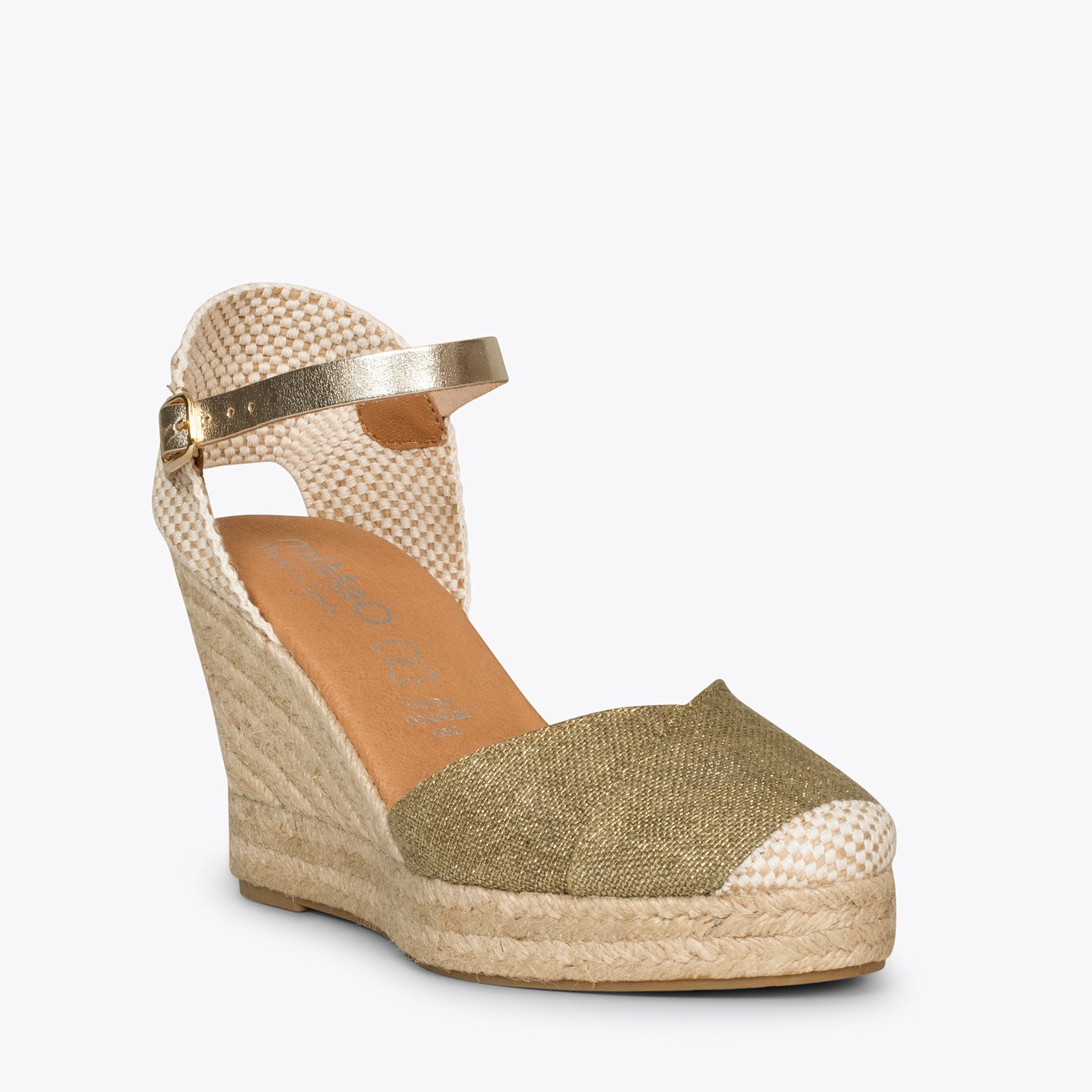 CONIL – Cuñas de esparto KAKI de lino