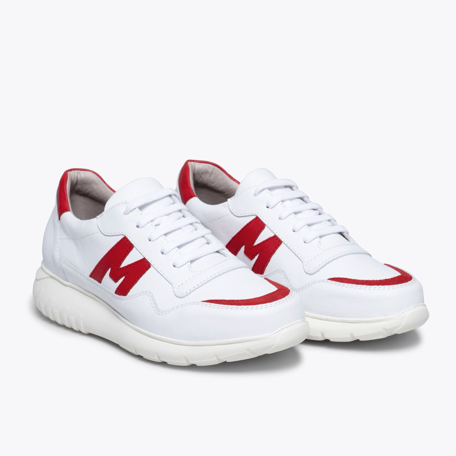 PARIS - WHITE RED MAN SNEAKER