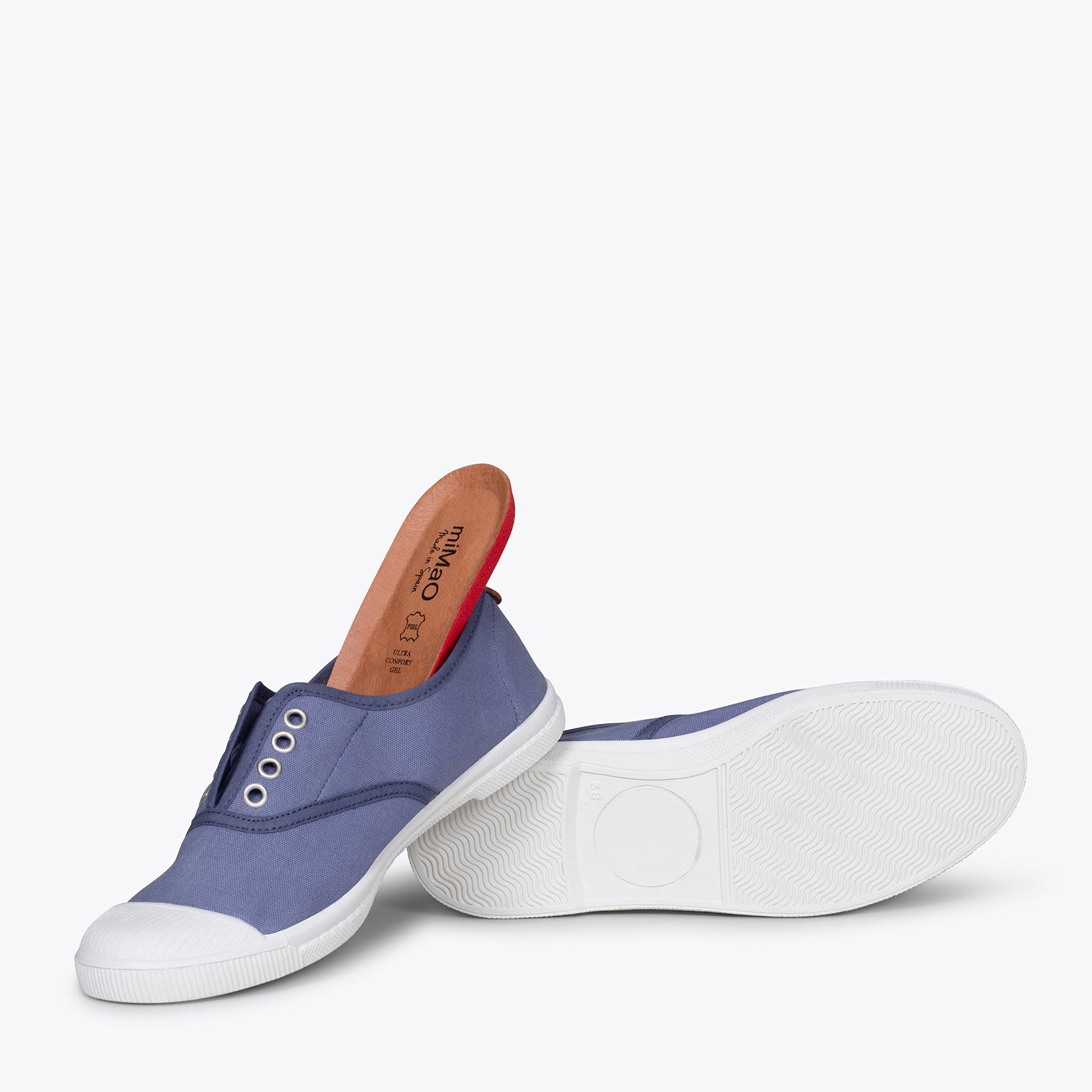 WAY - Zapatillas sin cordones de lona JEANS