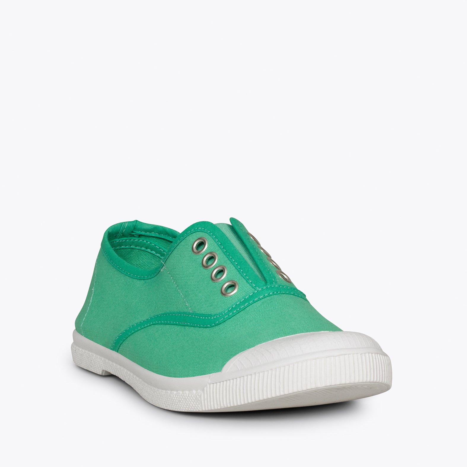 WAY - Zapatillas sin cordones de lona VERDE