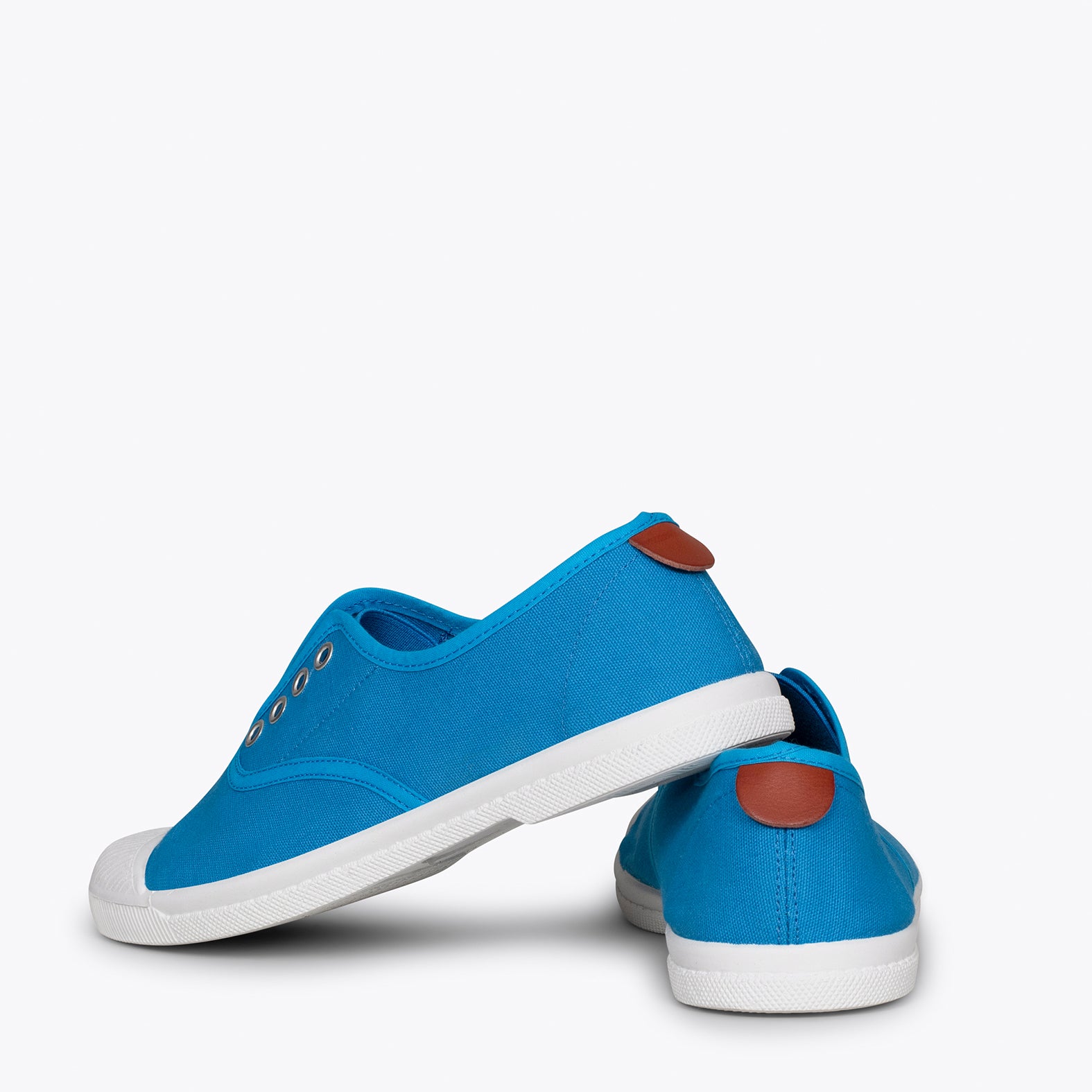 WAY - Zapatillas sin cordones de lona AZULES