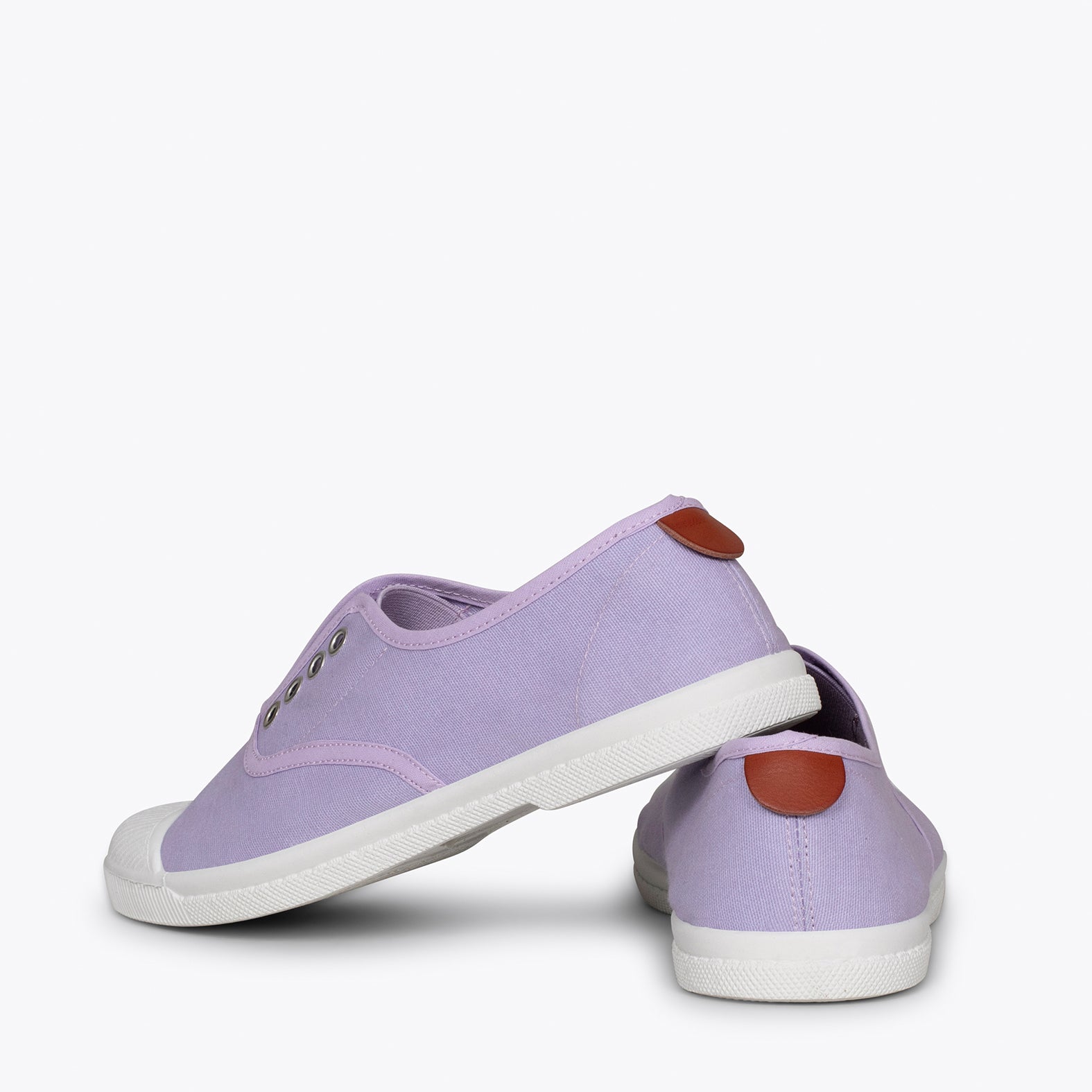 WAY - Zapatillas sin cordones de lona LILAS
