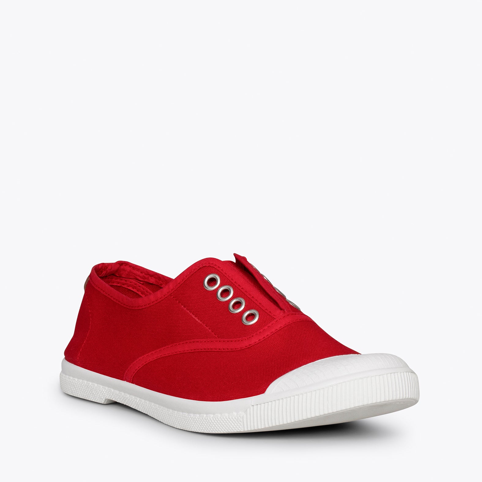 WAY - Zapatillas sin cordones de lona ROJO