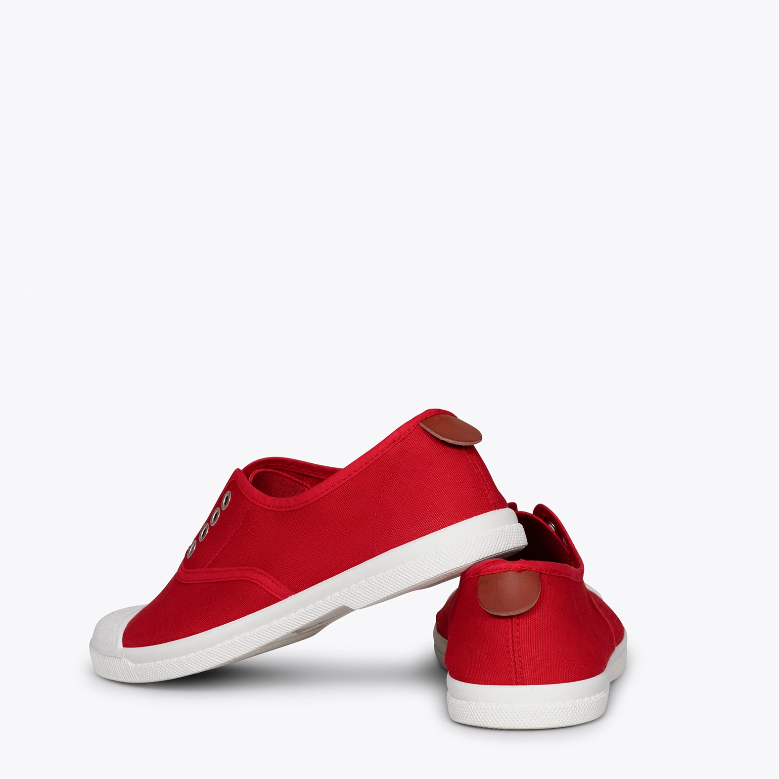 WAY - Zapatillas sin cordones de lona ROJO