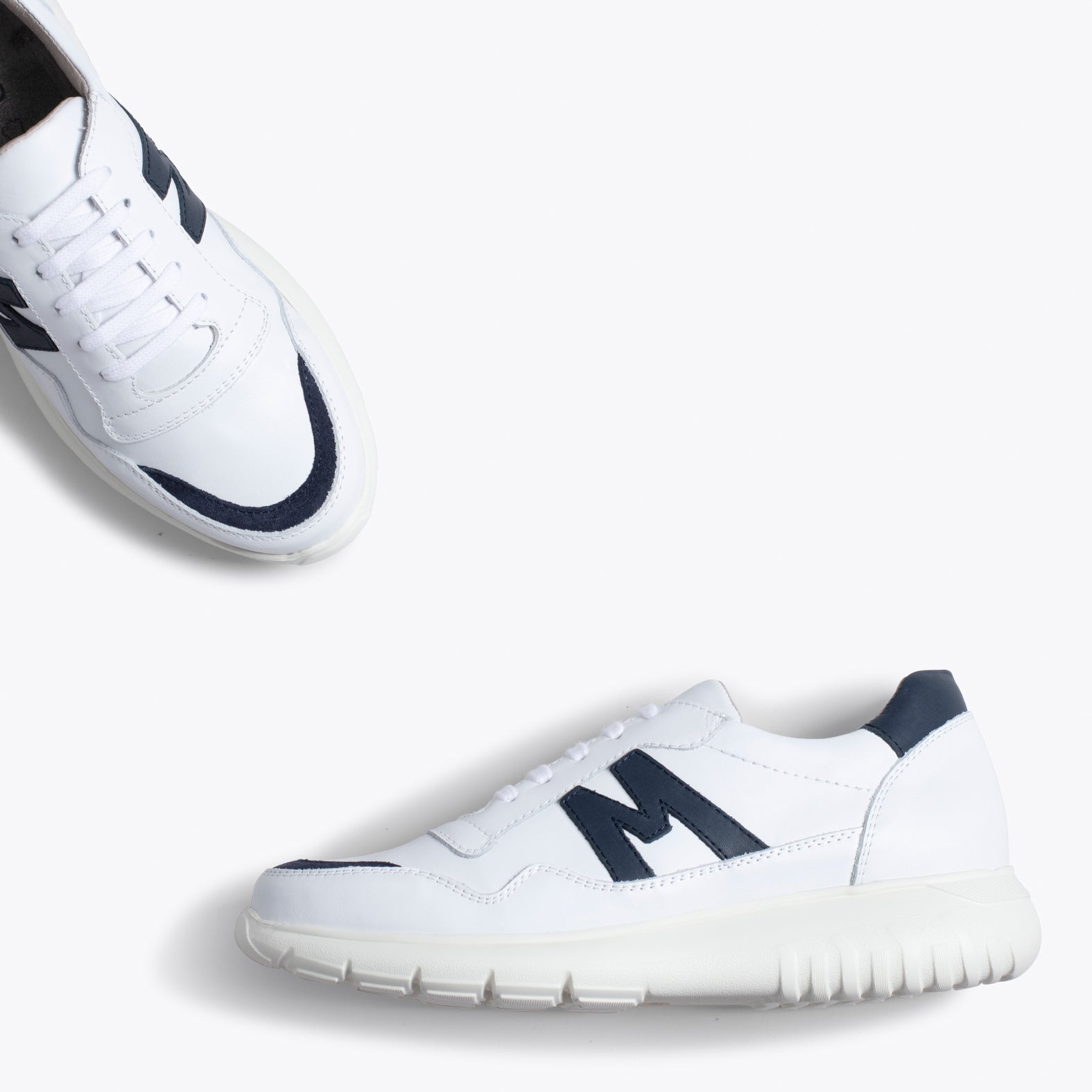 PARÍS Playeras de hombre BLANCO-AZUL