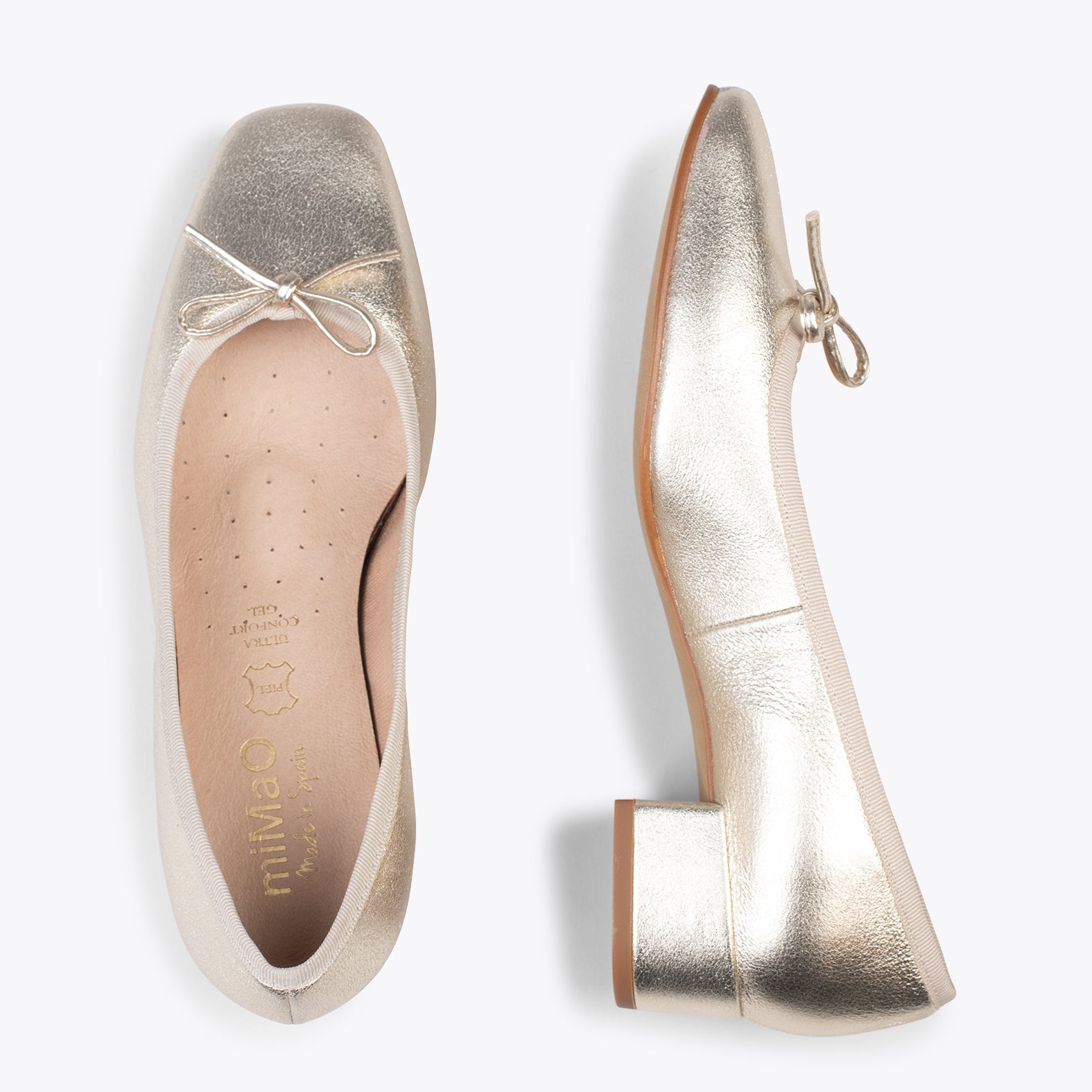 OPERA – GOLDEN ballerina with heel