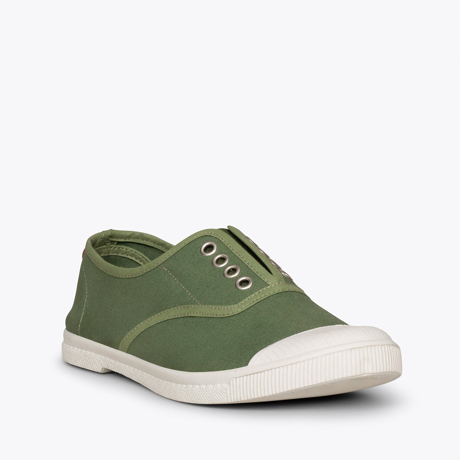 WAY - Zapatillas sin cordones de lona KAKI